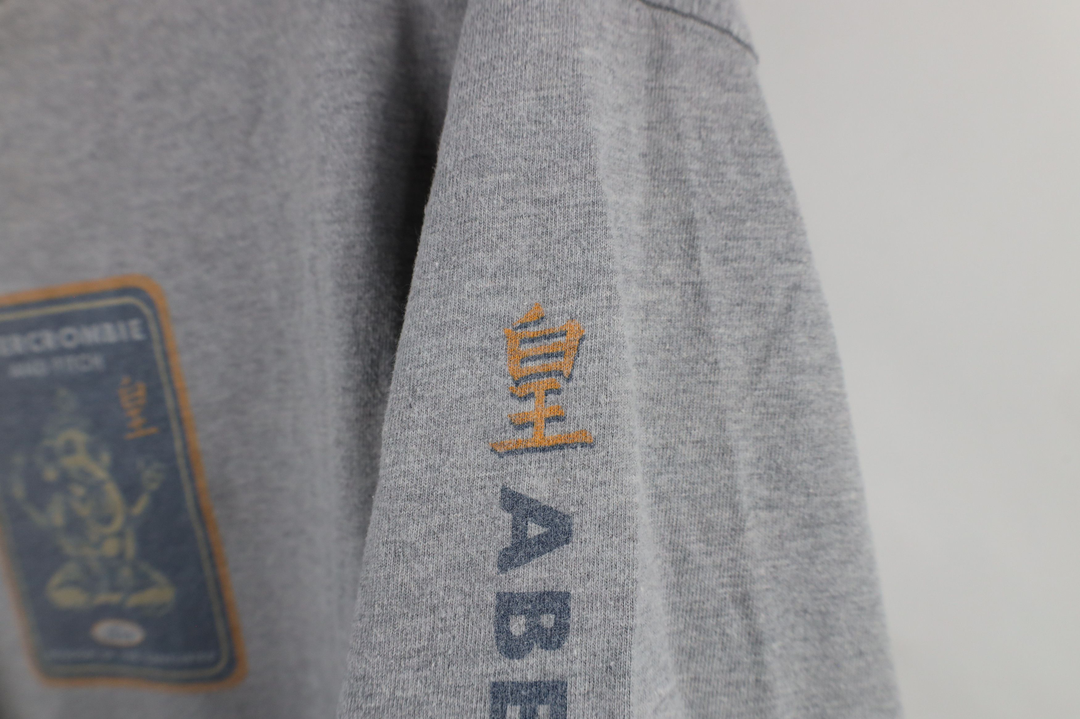 Abercrombie & Fitch × Vintage Vintage 90s Abercrombie & Fitch Long Sleeve T-Shirt Gray USA Size US M / EU 48-50 / 2 - 5 Thumbnail