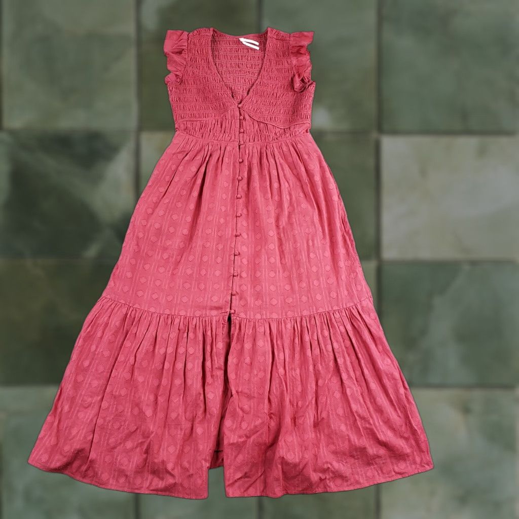strapless open back dress Marisa Dress in Pink – Ash and Antler main image 1
