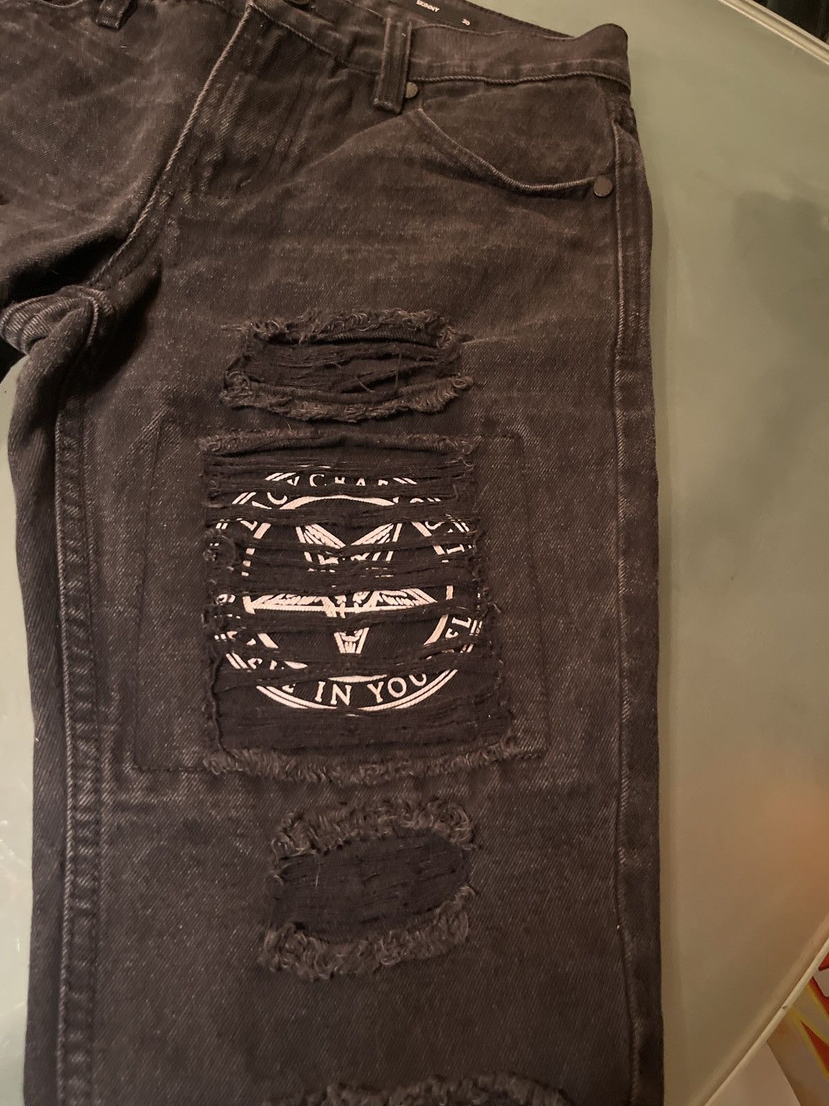 Other Black Craft Distressed Shorts Size US 30 / EU 46 - 8 Thumbnail