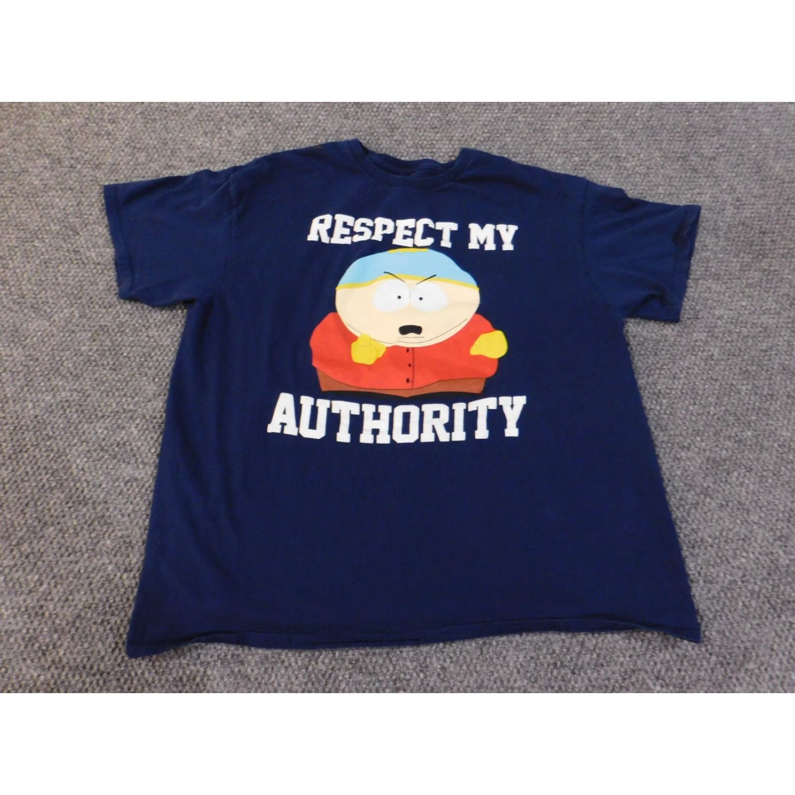 Vintage south park shirt XL Mens blue retro graphic Cartman classic Logo short sleeve crew neck T-Shirt Park Size US XL / EU 56 / 4 - 2 Thumbnail