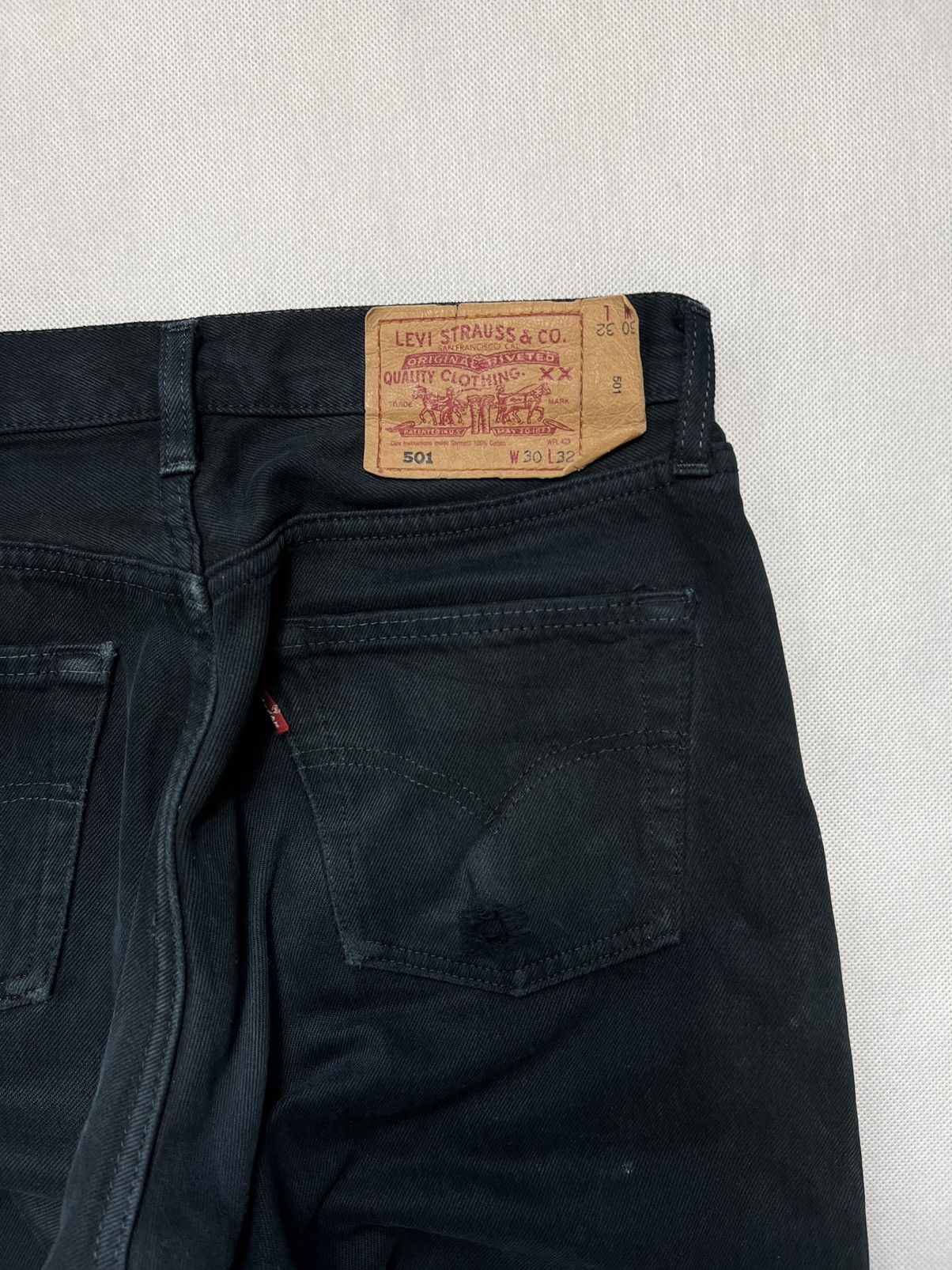 Levi's × Vintage Pants Levi’s 501 Black Vintage Size US 32 / EU 48 - 3 Thumbnail