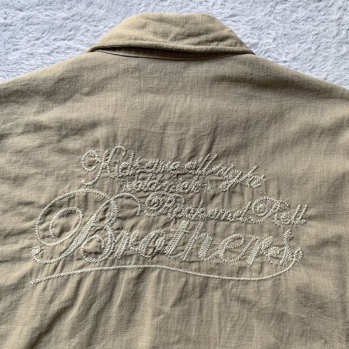In The Attic Japanese brand in the attic waxed rolled up sleeve linen Size US M / EU 48-50 / 2 - 6 Thumbnail