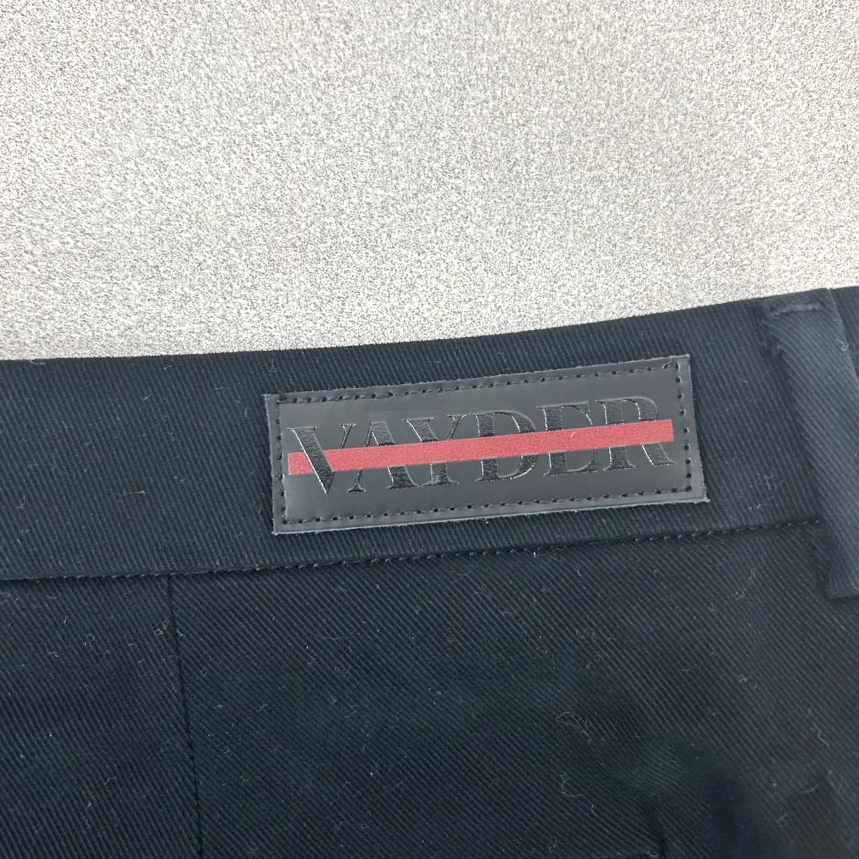 Vintage Vayder Trousers Pants Men 38x32 Black Button Fly Cotton Stretch VAY109 Made USA Size US 38 / EU 54 - 7 Thumbnail