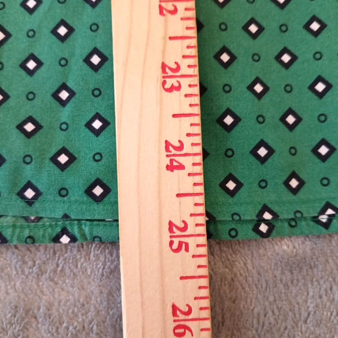 Vintage Chico's Shirt Womens Size 0 Green Geometric Long Sleeve Button Up Cotton Shirt Womens Green Geometric Long Sleeve Button-Up Cotton Size XS / US 0-2 / IT 36-38 - 6 Thumbnail