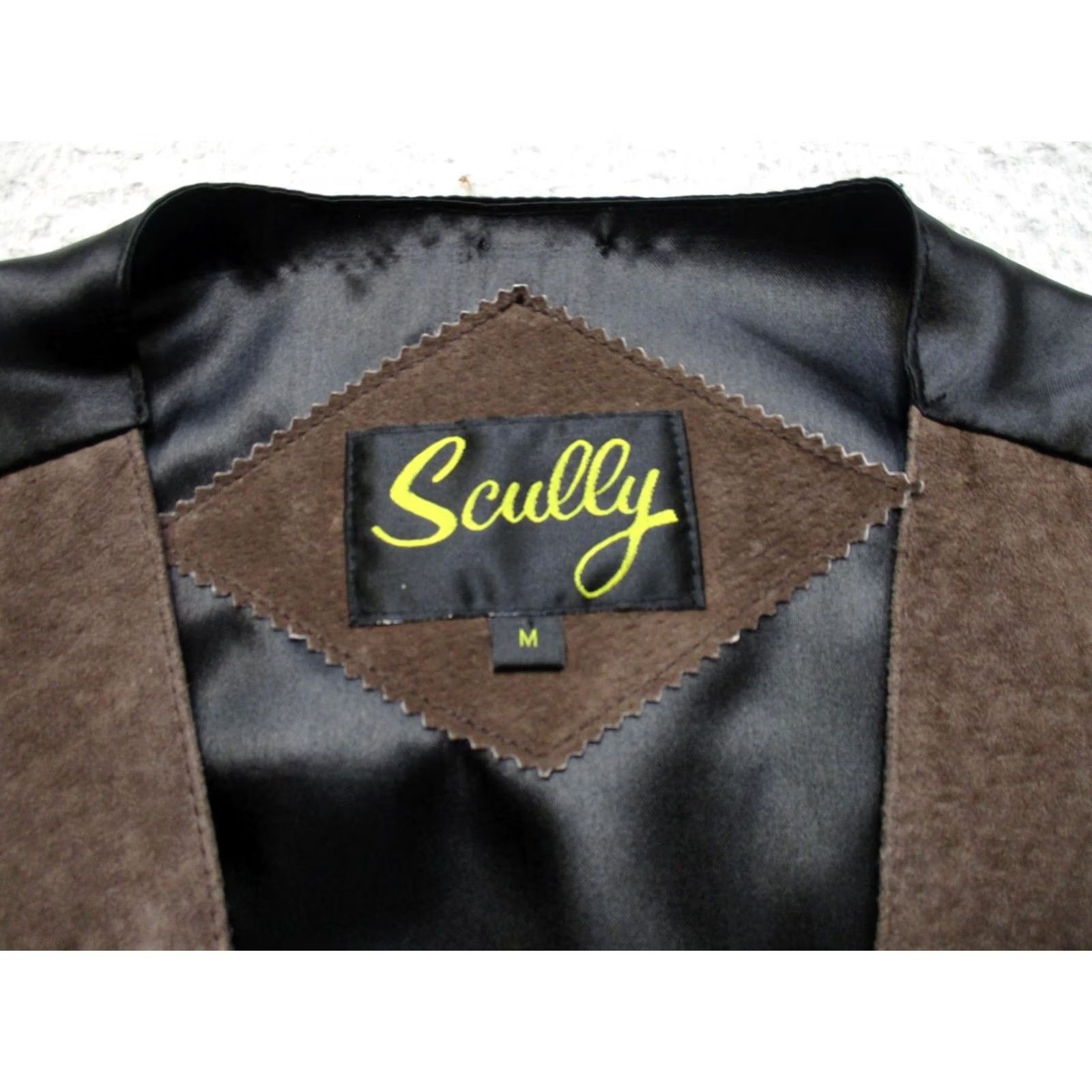 Scully Scully Mens Vest Brown Suede, Regular Fit, 3 Piece Suit Size US M / EU 48-50 / 2 - 7 Thumbnail