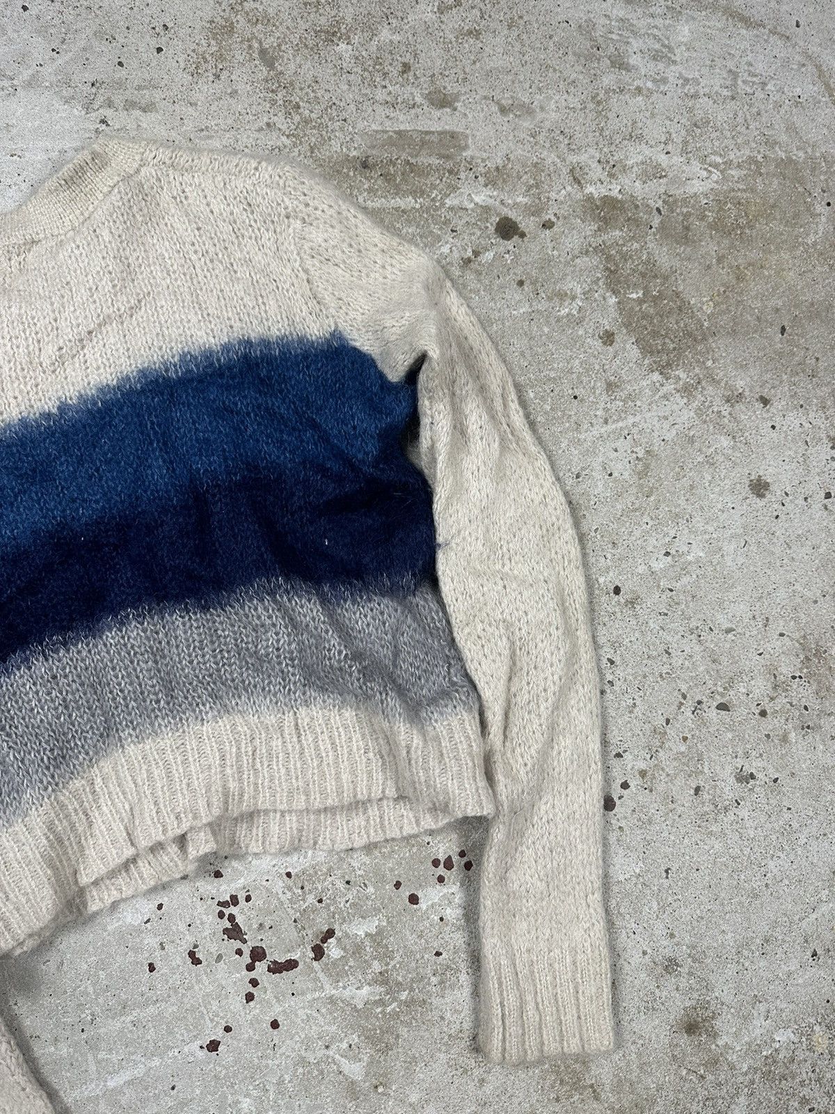 Rag & Bone Rag & Bone Striped Wool Mohair Alpaca Sweater Size S / US 4 / IT 40 - 12 Thumbnail
