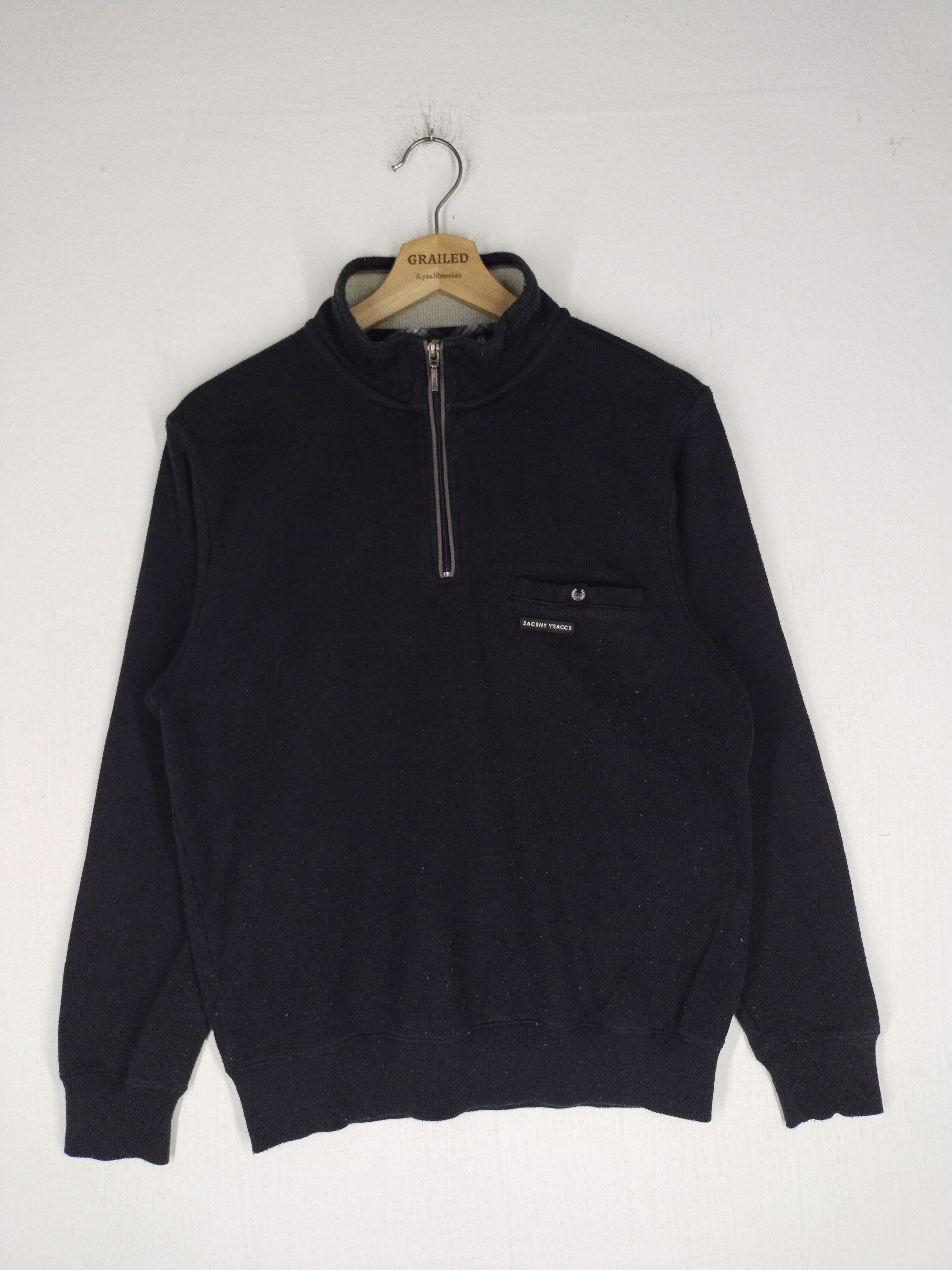 Y's × Yohji Yamamoto Sacsny Y'saccs Yohji Yamamoto Half Zipper Size US M / EU 48-50 / 2 - 1 Thumbnail