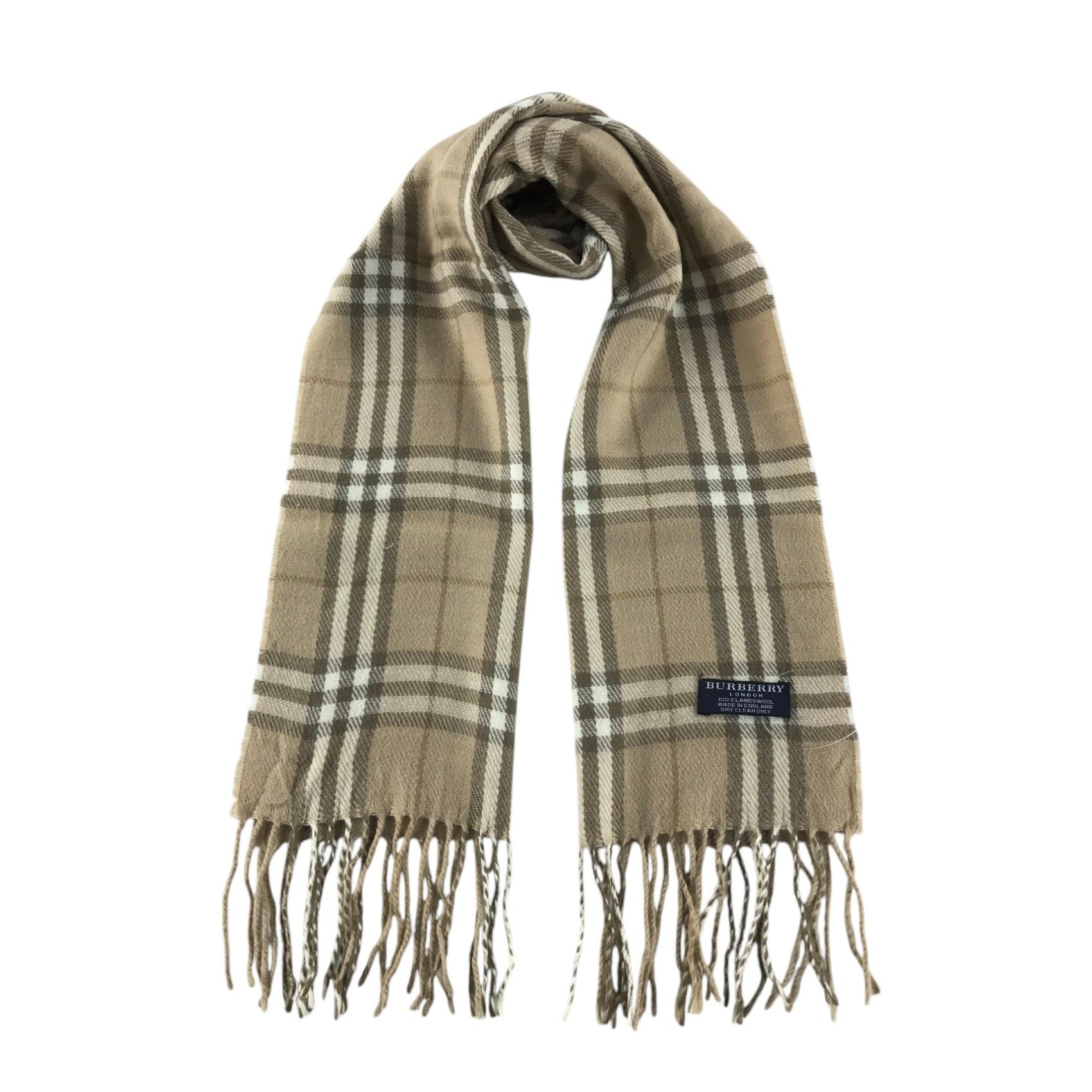 Burberry × Vintage Burberry Scarf / Muffler / Neckwear - WW2996 Size ONE SIZE - 1 Thumbnail