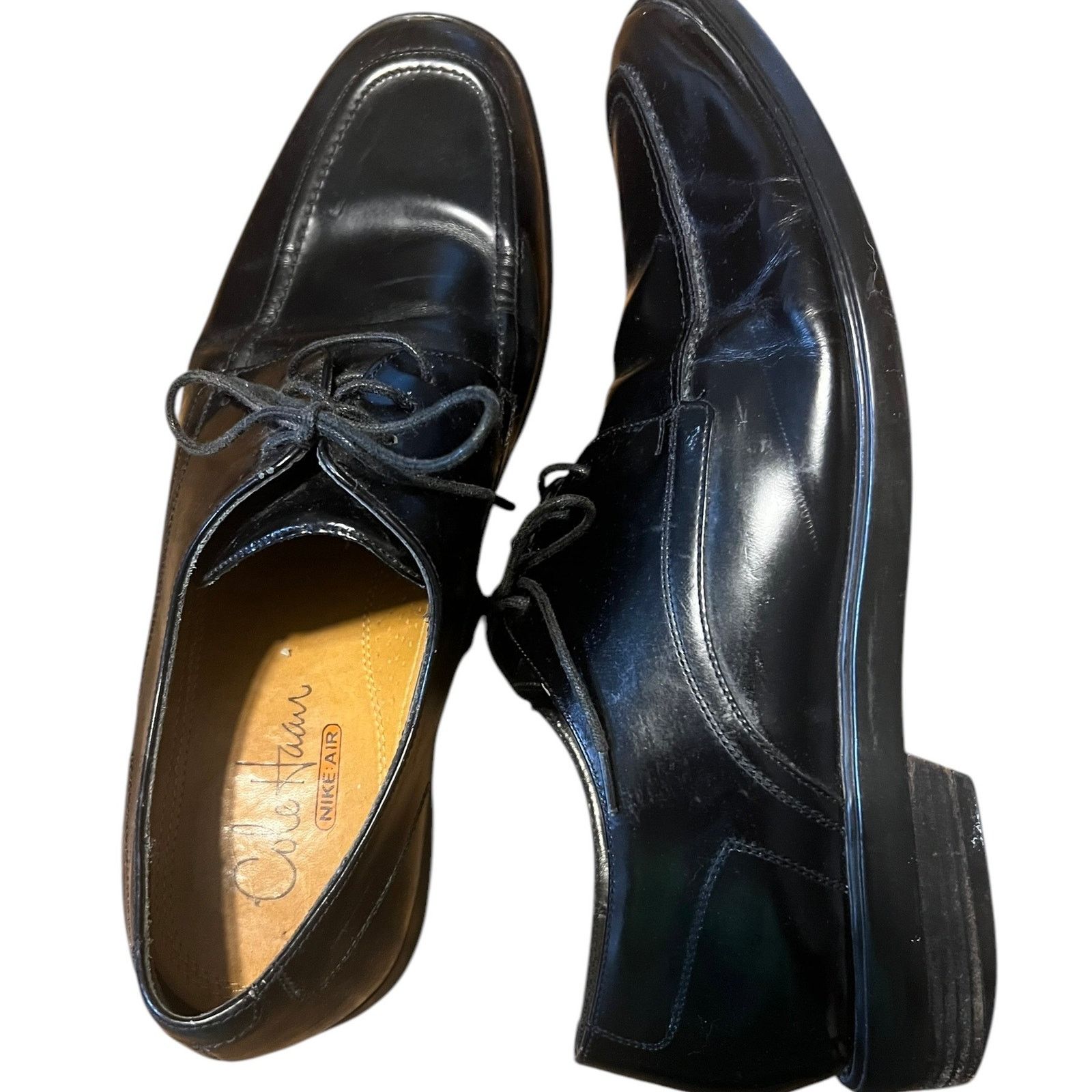 Cole Haan Cole Haan Men’s Nike Air Wallace Oxfords Shoes Black 11.5 Size US 11.5 / EU 44-45 - 2 Thumbnail
