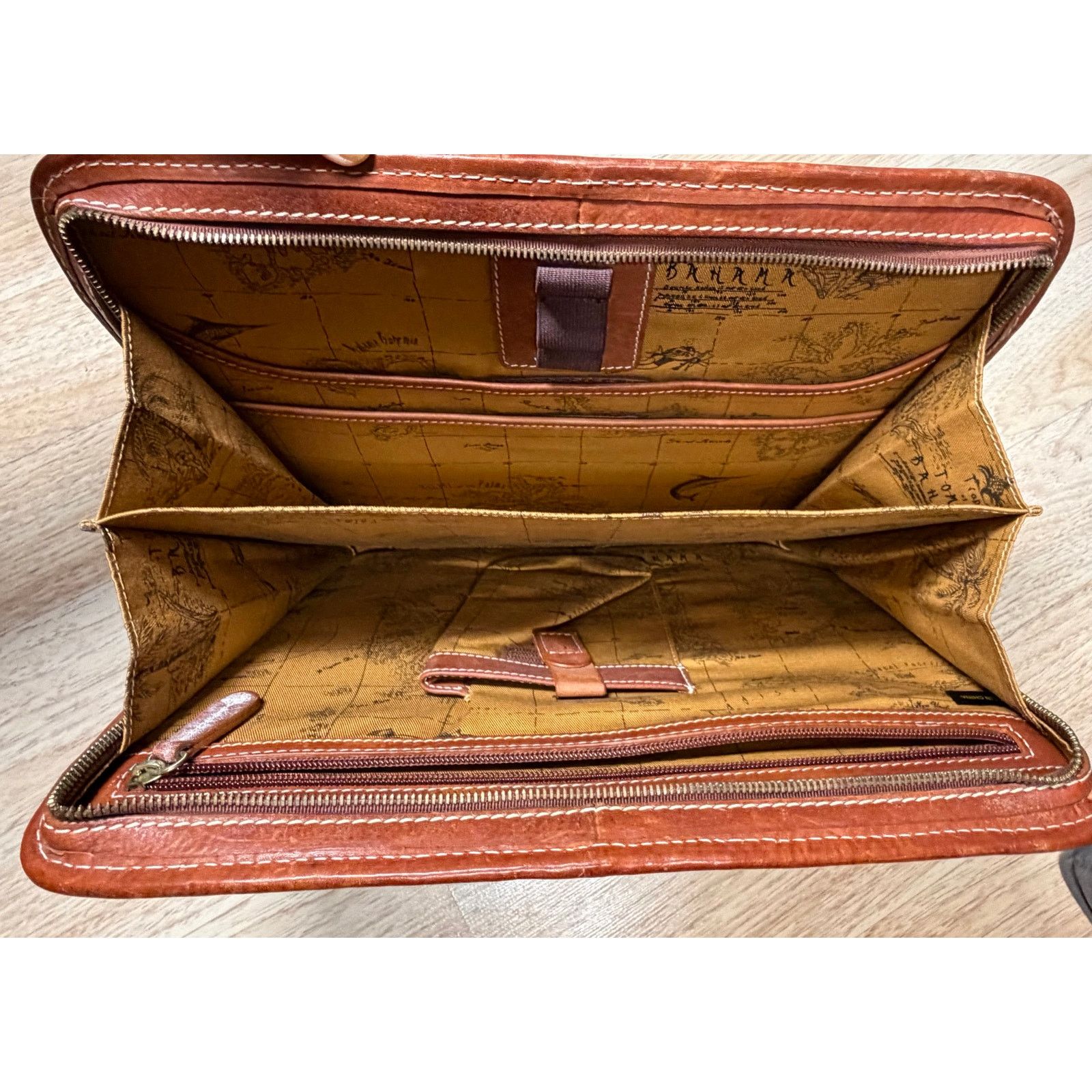 Tommy Bahama Vintage Tommy Bahama Leather/Canvas Portfolio Brief Folder Size ONE SIZE - 12 Thumbnail