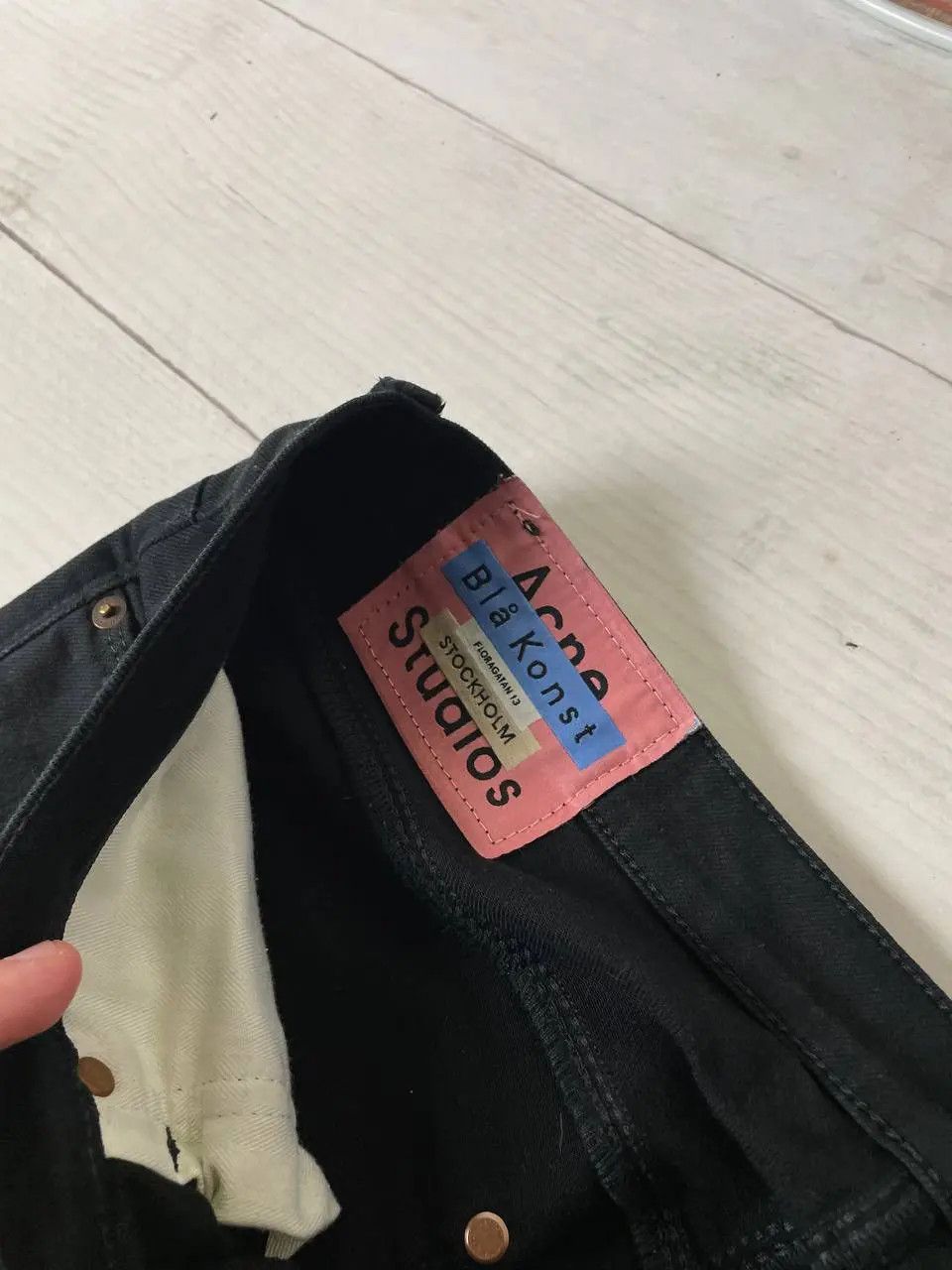 Acne Studios Acne Studios Max Stay Black Denim Jeans Size US 33 - 5 Thumbnail