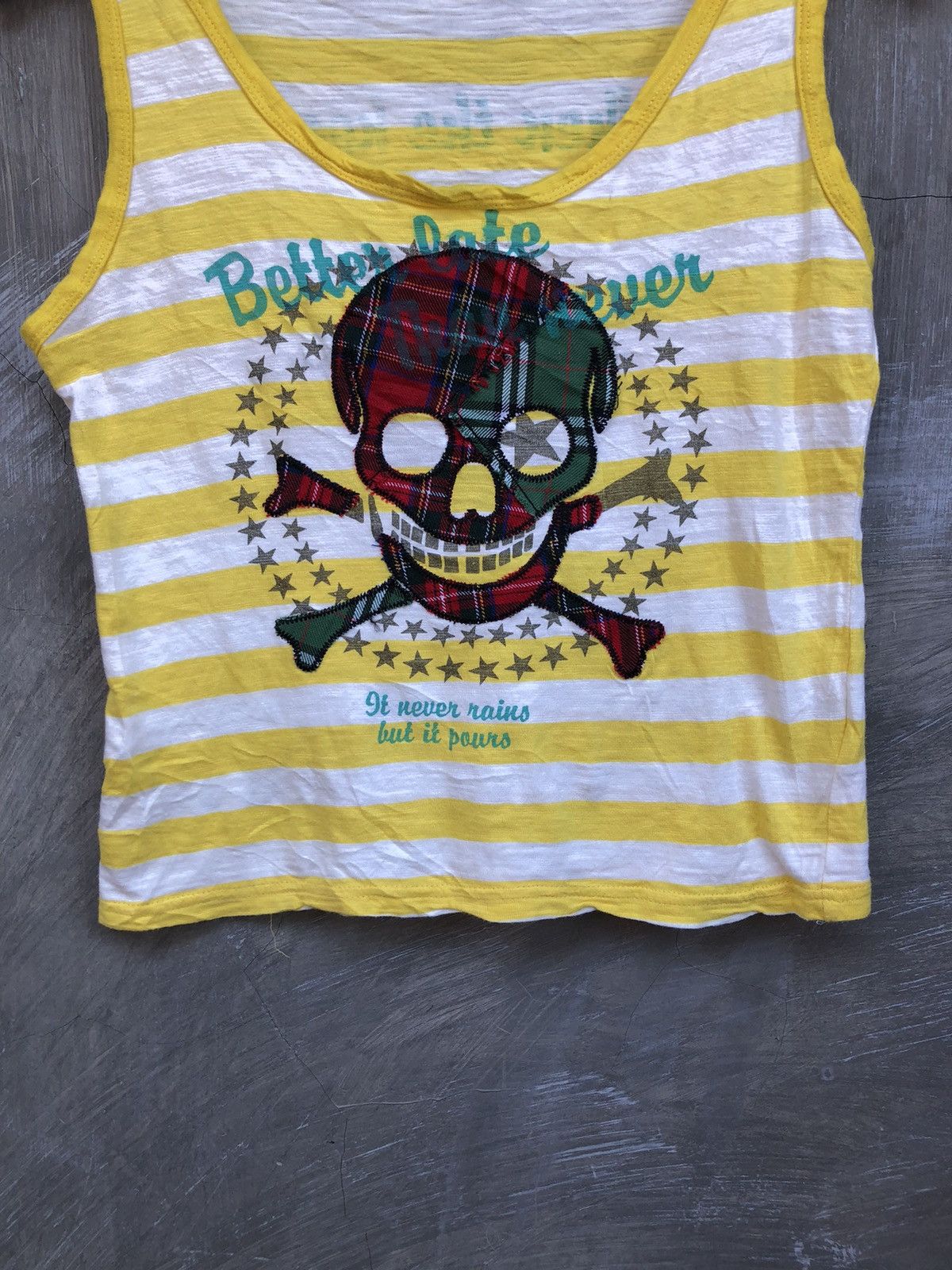 Japanese Brand Y2K Japanese Sucure Pomme Tanktop Grunge Style Size L / US 10 / IT 46 - 3 Thumbnail