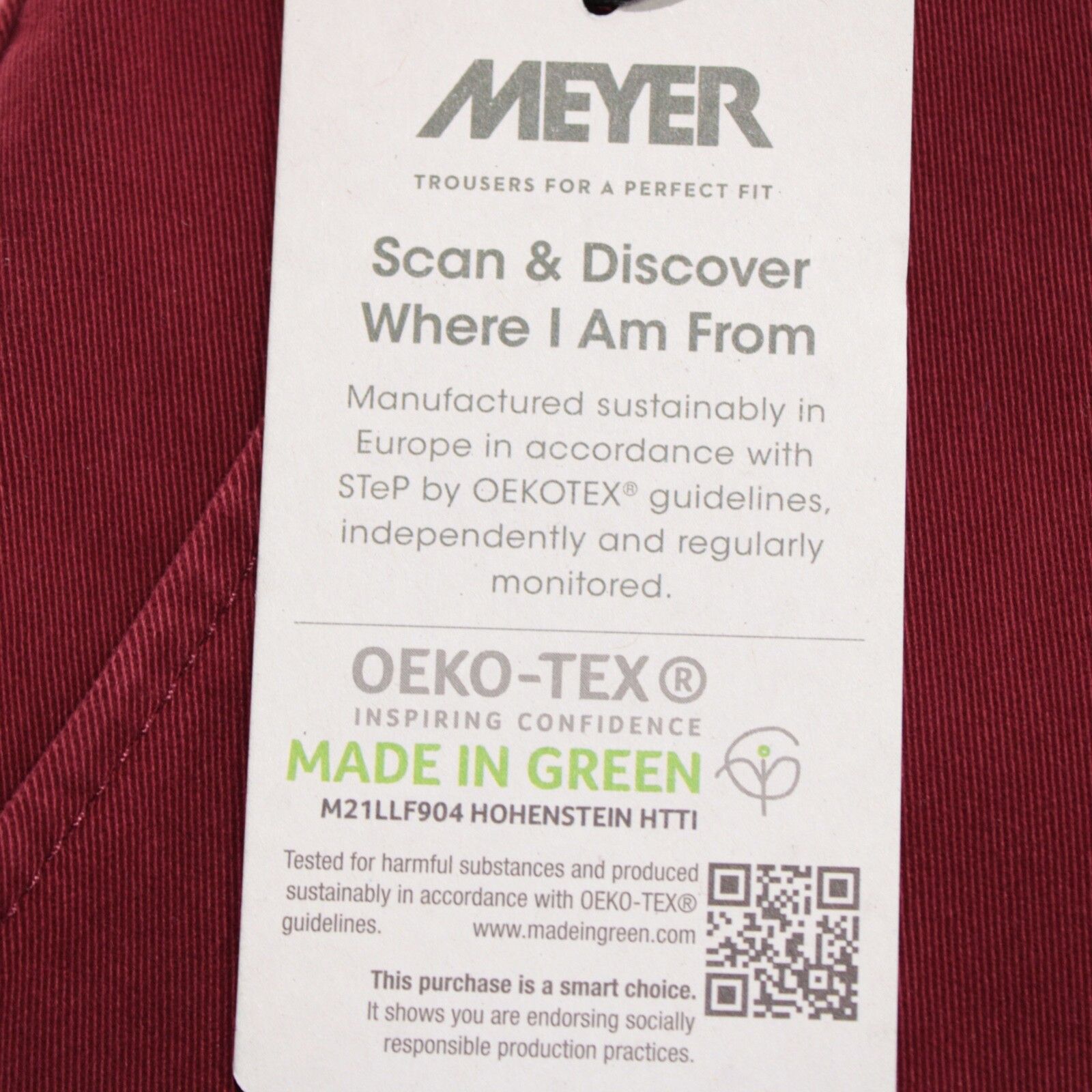 Other Meyer New with tags Chino Size 34 US In Red Size US 34 / EU 50 - 5 Thumbnail