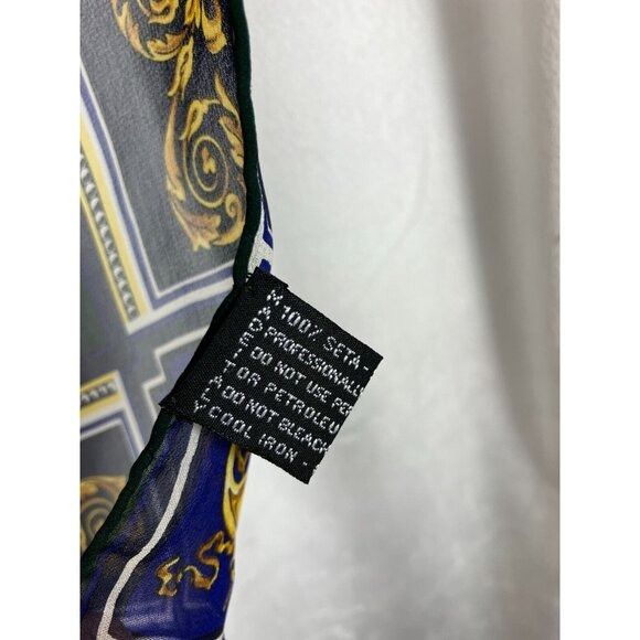 Versace Vintage 90s Gianni Versace Chiffon Goddess Theme Nude Lovers Size ONE SIZE - 4 Thumbnail