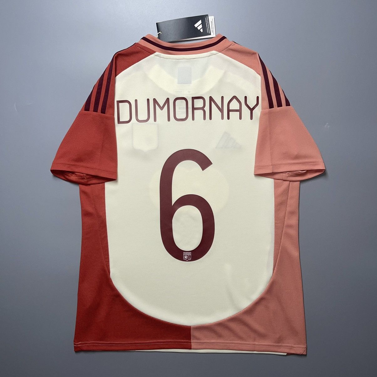Adidas NWT WOMEN LYON ADIDAS 2024/2025 FOOTBALL JERSEY #6 DUMORNAY Size M / US 6-8 / IT 42-44 - 1 Thumbnail