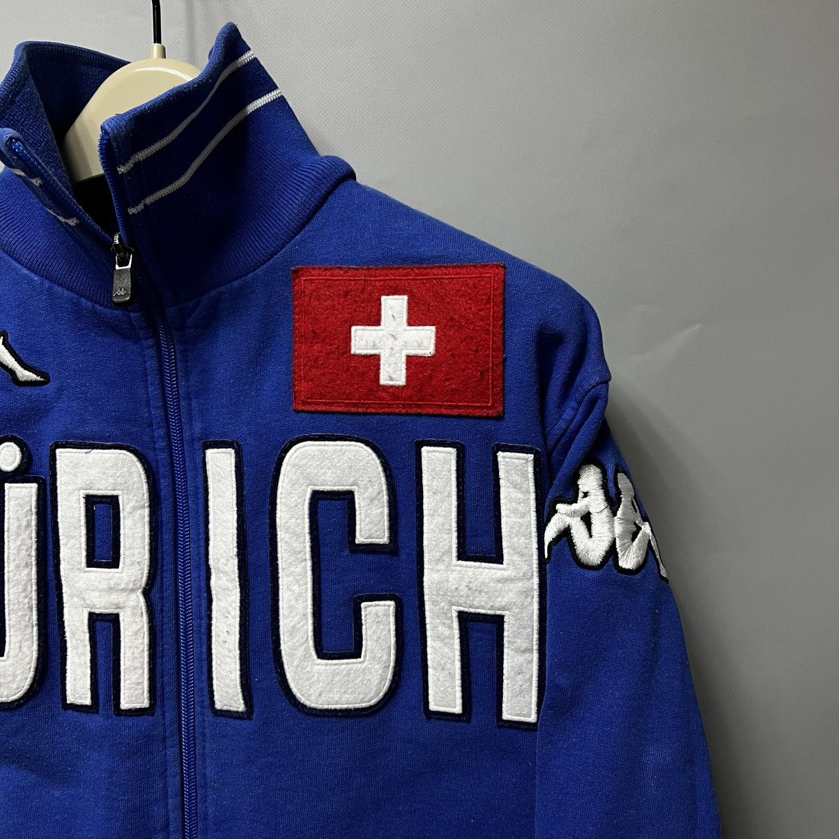 Kappa Vintage Kappa Zip Sweatshirt 00’s, Switzerland Zurich RARE Size US S / EU 44-46 / 1 - 6 Thumbnail