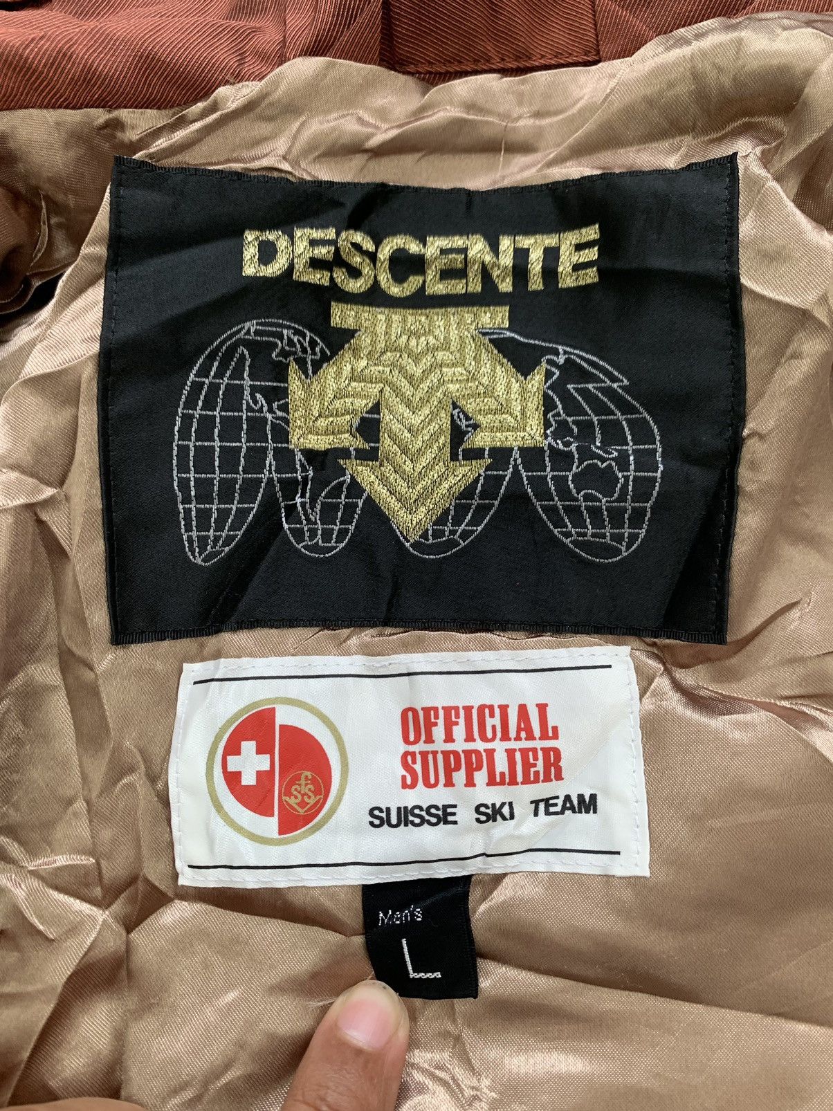 Descente × Vintage Vtg Descente Switzerland Suisse Ski Team Multicolour Jacket Size US L / EU 52-54 / 3 - 15 Thumbnail