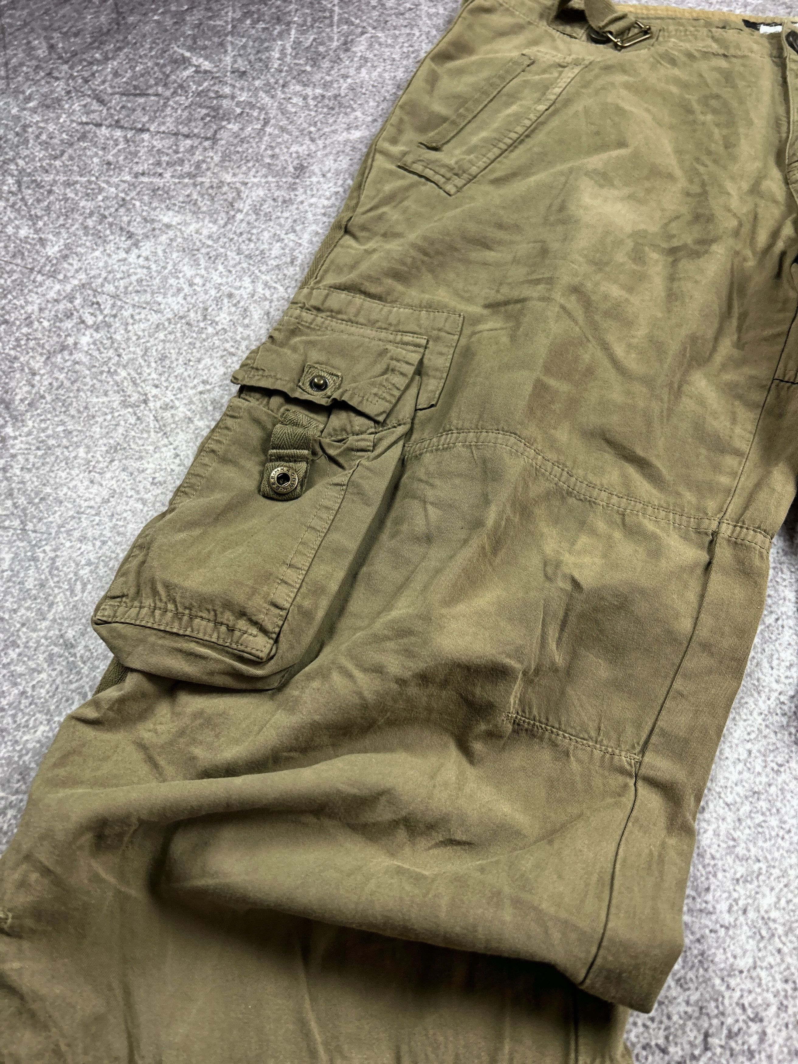 Designer Vintage Junya Watanabe Balenciaga Style Cargo Jeans 90s Size US 32 / EU 48 - 6 Thumbnail