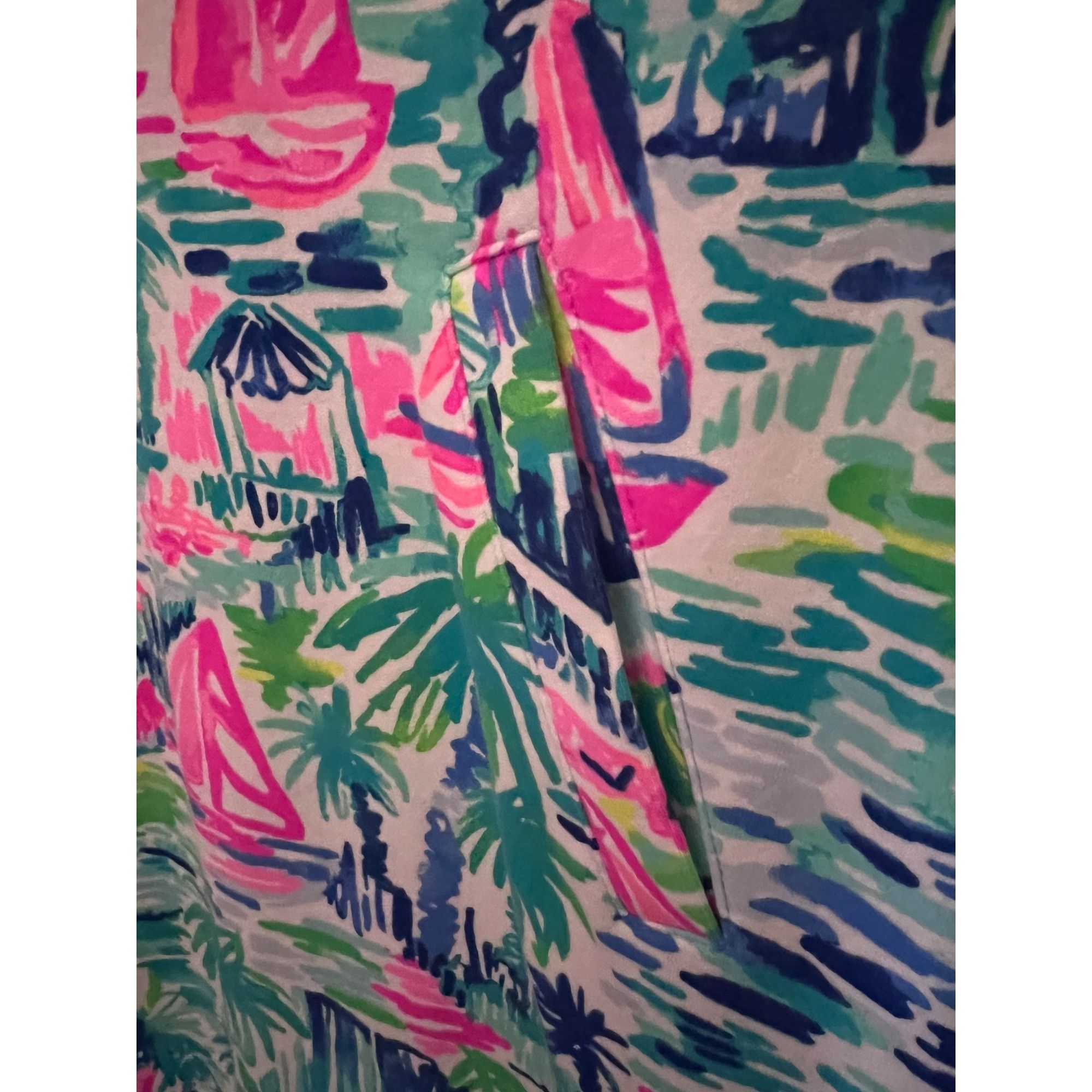 Lilly Pulitzer Lilly Pulitzer UPF 50+ Skipper Floral Midi Dress XXS Pocket Size XXS / US 00 / IT 34 - 12 Thumbnail