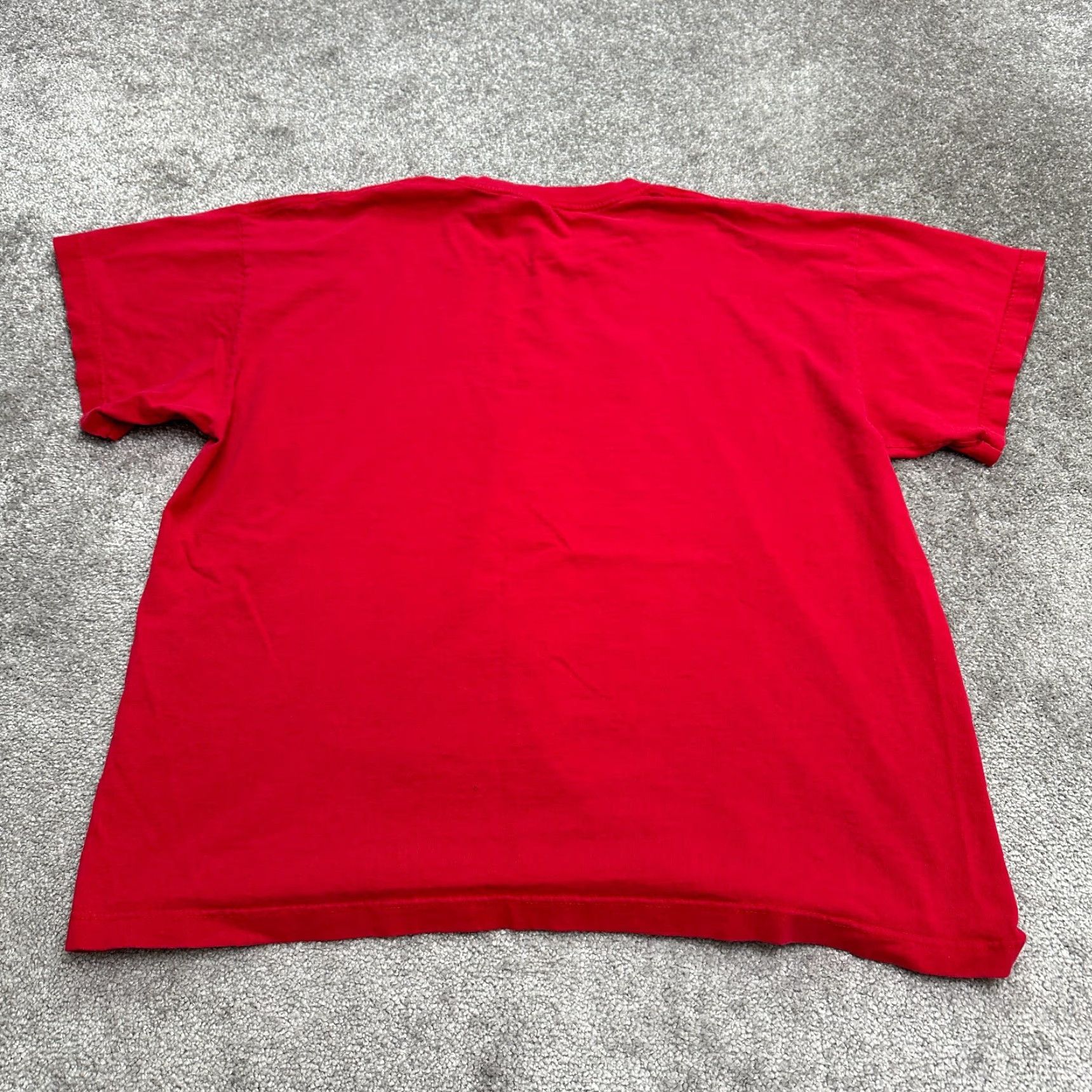 Mickey Unlimited VINTAGE Mickey Unlimited Graphic T-Shirt 90s Cartoon Mens 2XL Red Embroidered Size US XXL / EU 58 / 5 - 2 Thumbnail