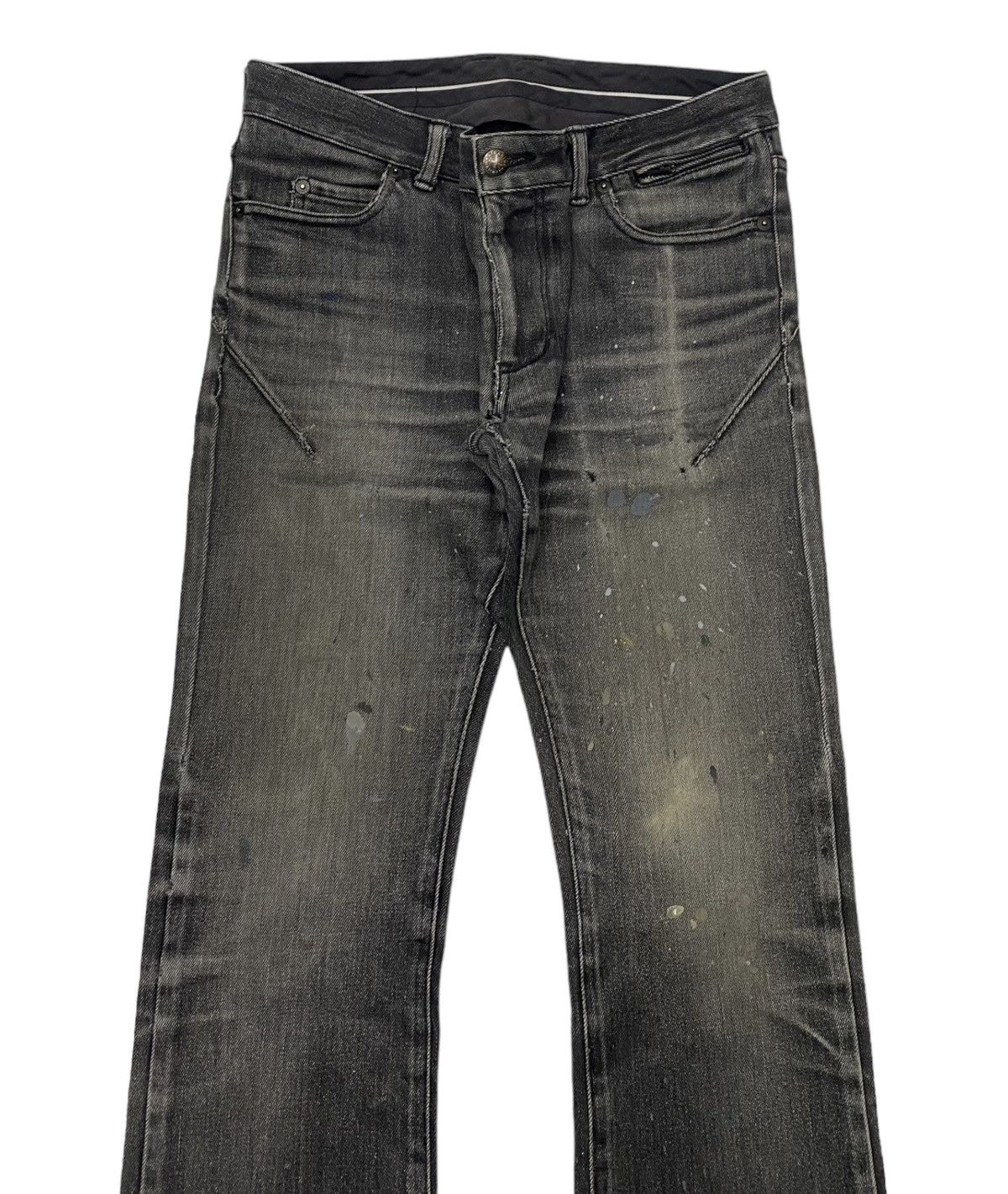 If Six Was Nine × Katharine Hamnett London KATHARINE HAMNETT LONDON DISTRESS BLACK DENIM JEANS Size US 30 / EU 46 - 5 Thumbnail
