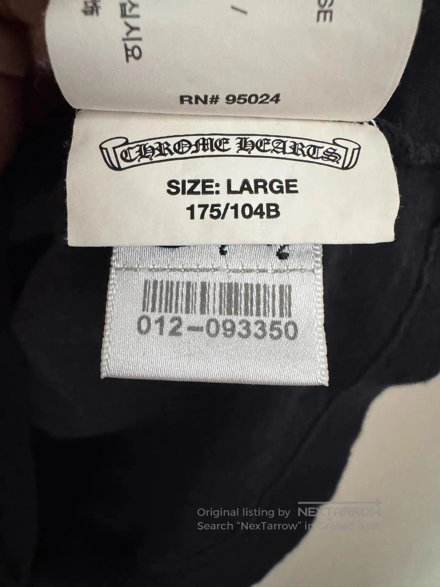 Chrome Hearts Black Short Sleeve Graphic T-Shirt. Size US L / EU 52-54 / 3 - 6 Thumbnail
