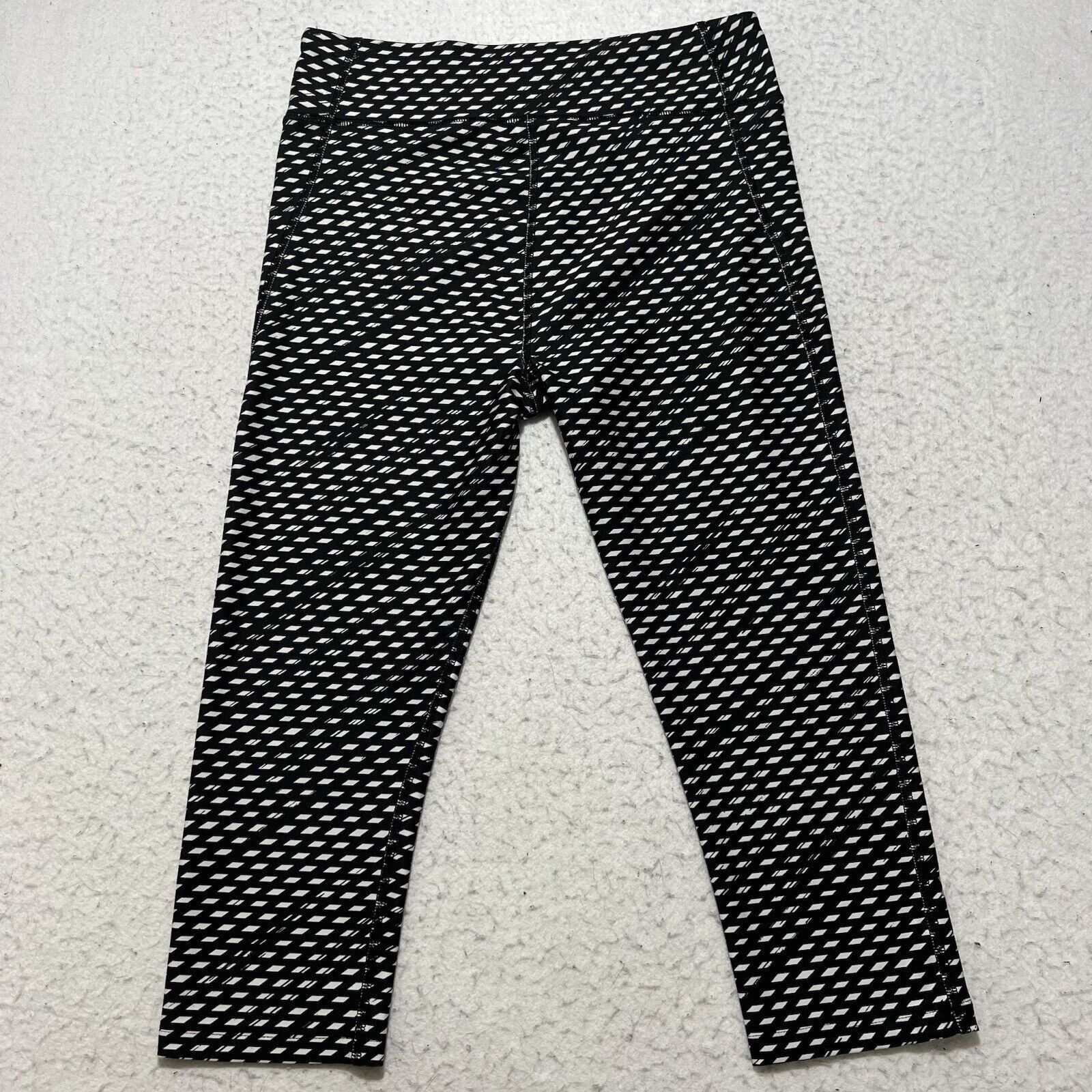 Under Armour Under Armour Medium Compression Capri Leggings Black White Size 30" / US 8 / IT 44 - 5 Thumbnail