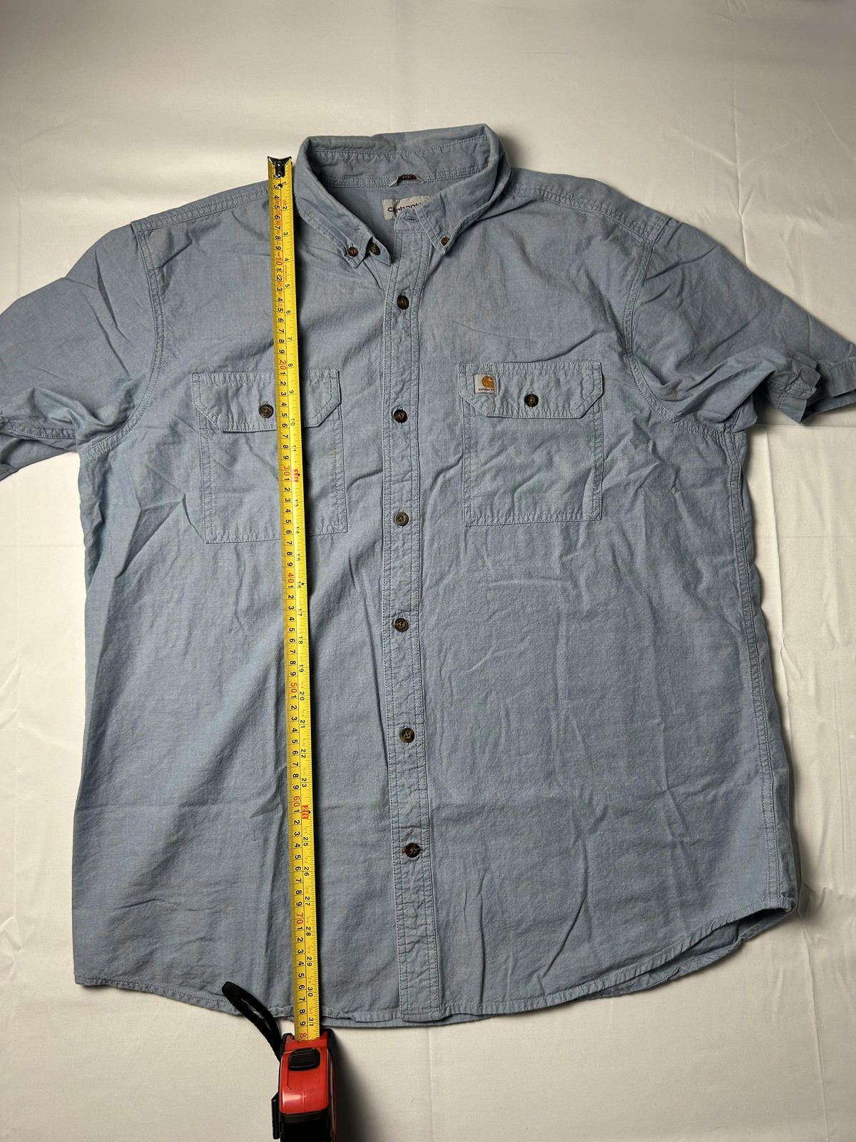 Carhartt Carhartt Pocket Shirt Heavyweight Overshirt Workwear Blue Size US XL / EU 56 / 4 - 7 Thumbnail