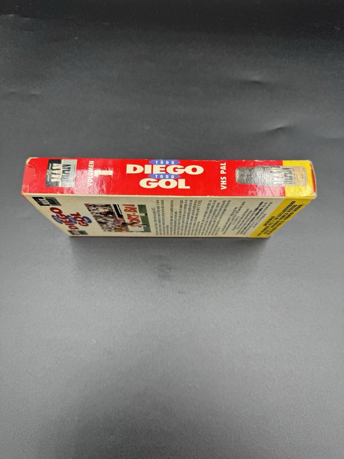 Designer Todo Diego Todo Gol Volumen 1 Maradona Soccer VHS Video Tape Size ONE SIZE - 6 Thumbnail