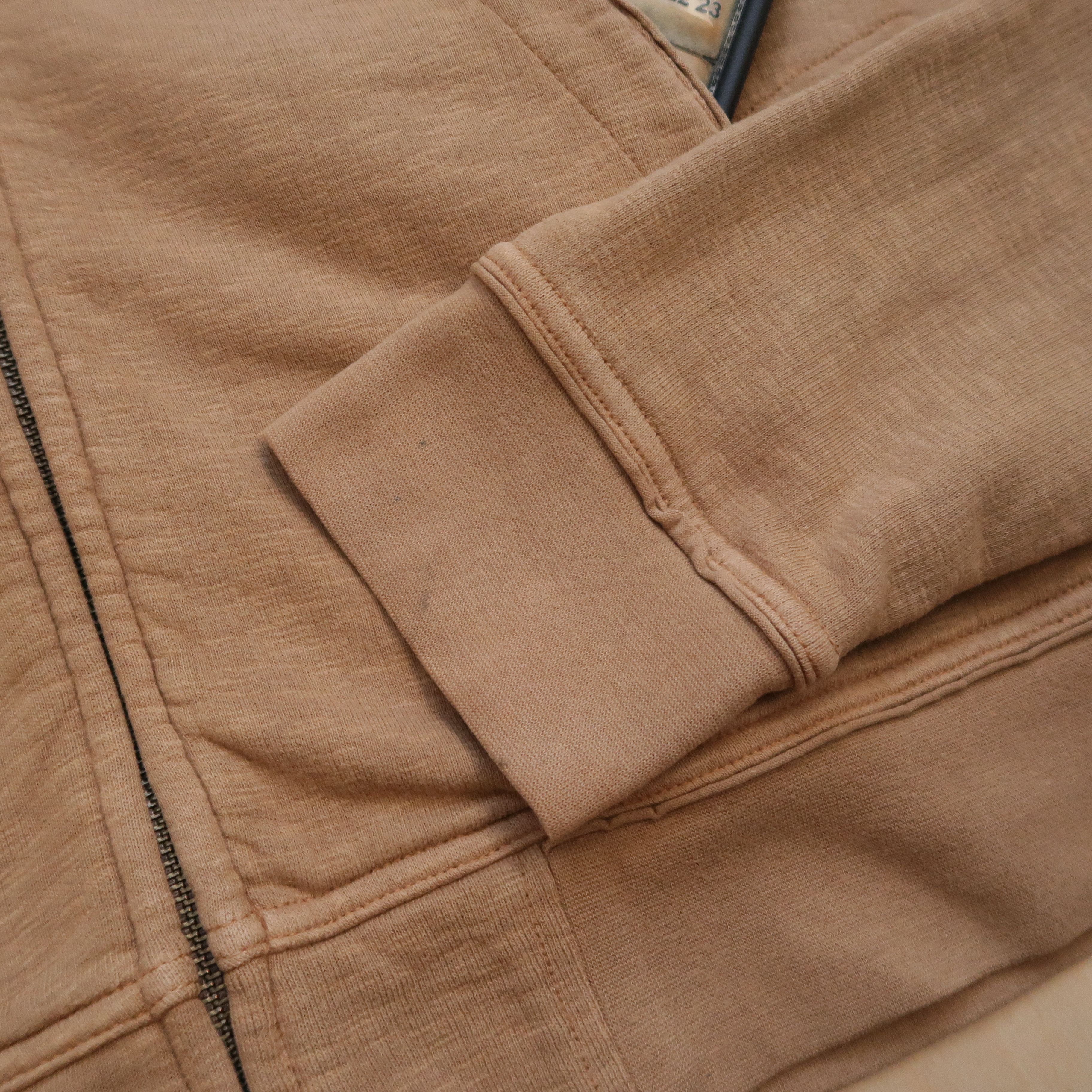 1990s Marithe Francois Girbaud Patchwork Brown Hoodie