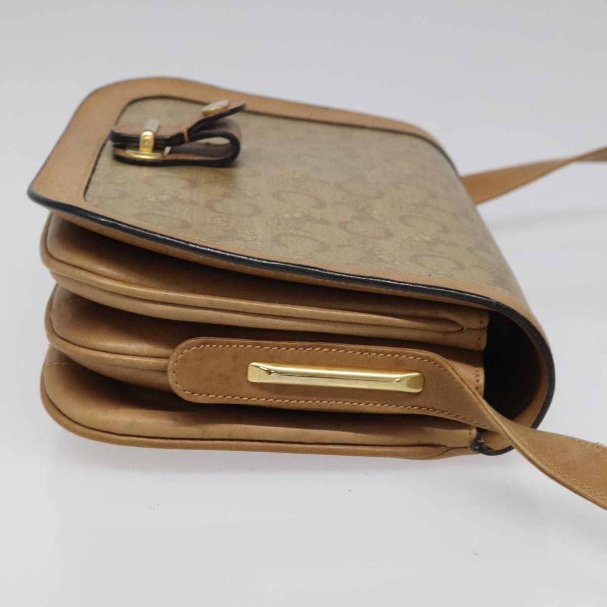 Celine CELINE C Sulky Shoulder Bag Pvc Beige Size ONE SIZE - 4 Thumbnail