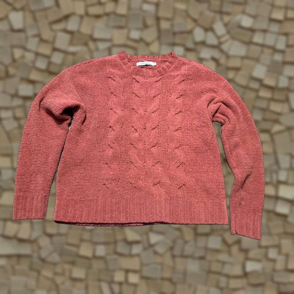Vintage Arpeggio Sweater Women's Size Small Orange Knitwear Crewneck Pullover Size S / US 4 / IT 40 - 1 Thumbnail