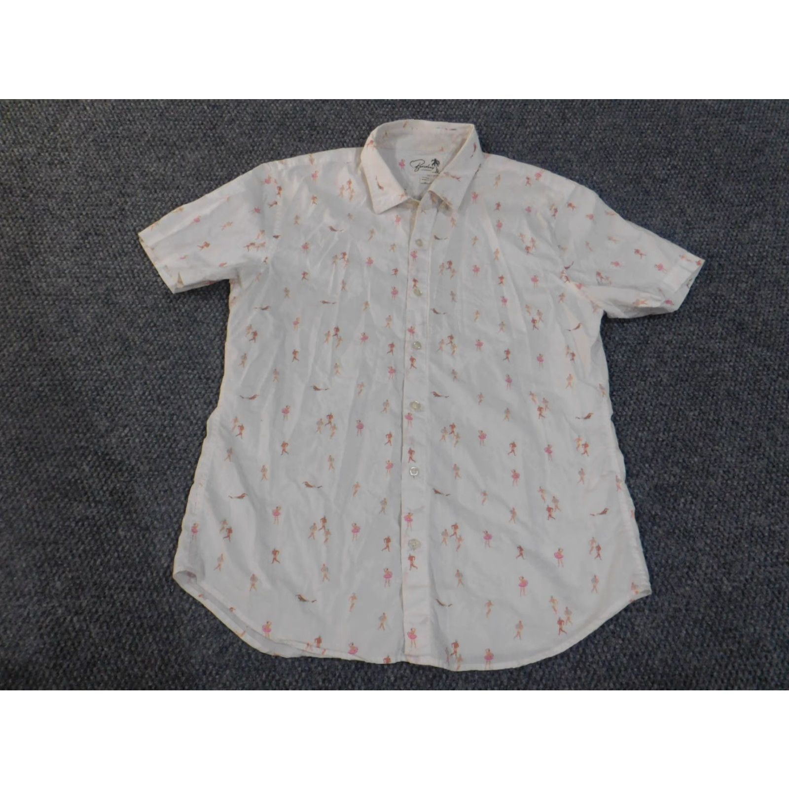 Bonobos Bonobos Shirt medium Mens white Floral beach all over print people slim fit Size US M / EU 48-50 / 2 - 3 Thumbnail