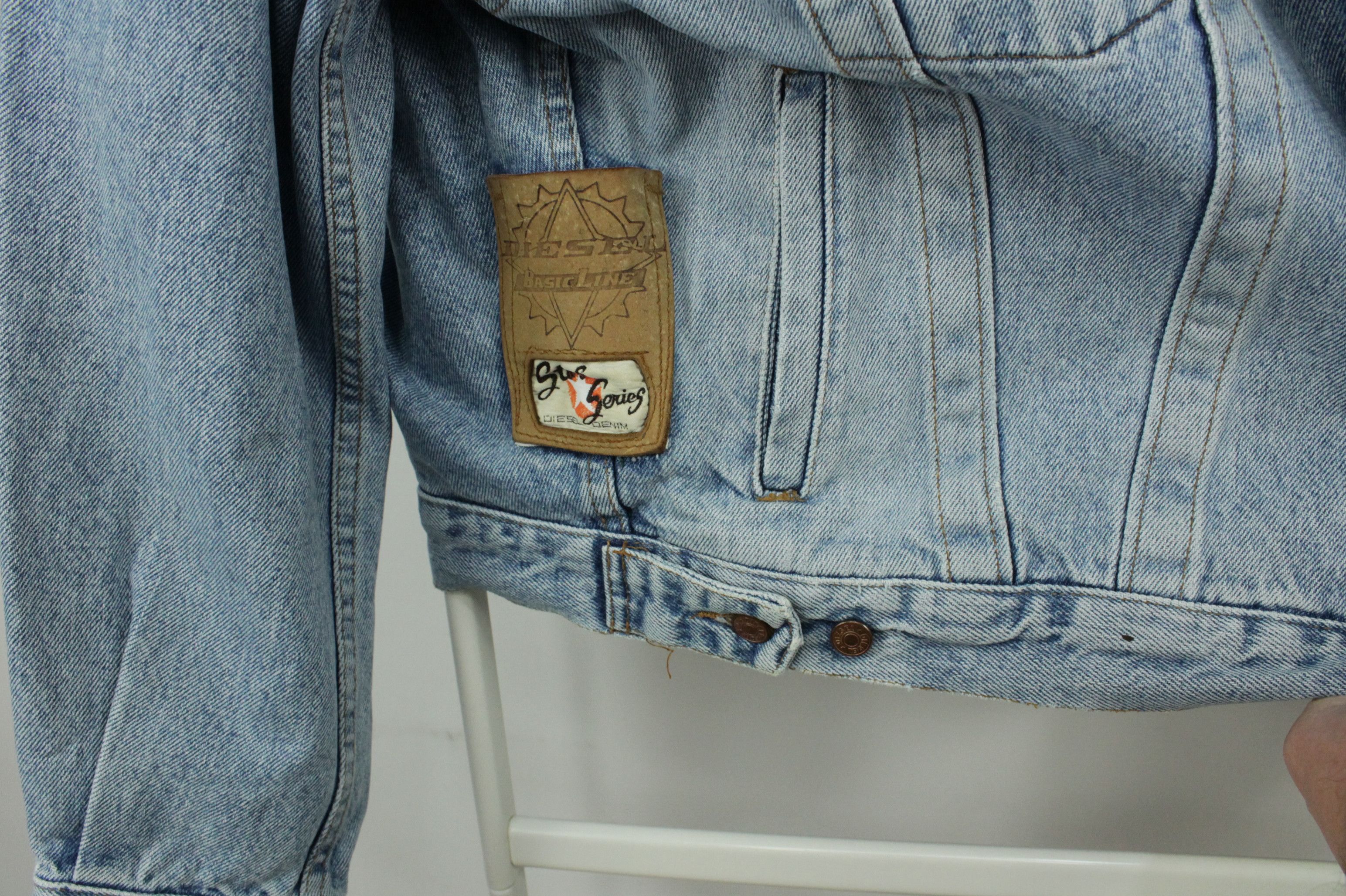Diesel Vintage Diesel Star Series Blue Denim Trucker Jacket Size US L / EU 52-54 / 3 - 8 Thumbnail