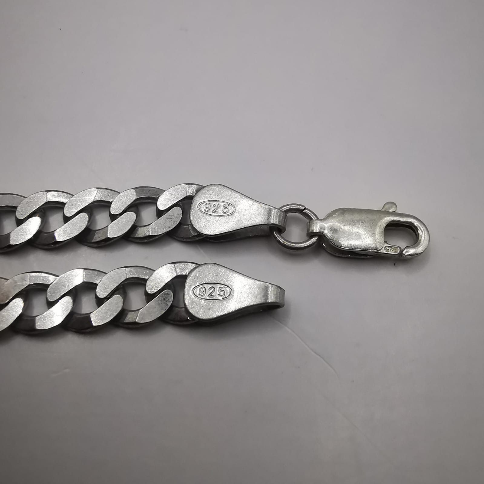 Sterling Silver Vintage Jewelry Chain, 925 Sterling Silver, Signed , 18,24g Size ONE SIZE - 7 Thumbnail