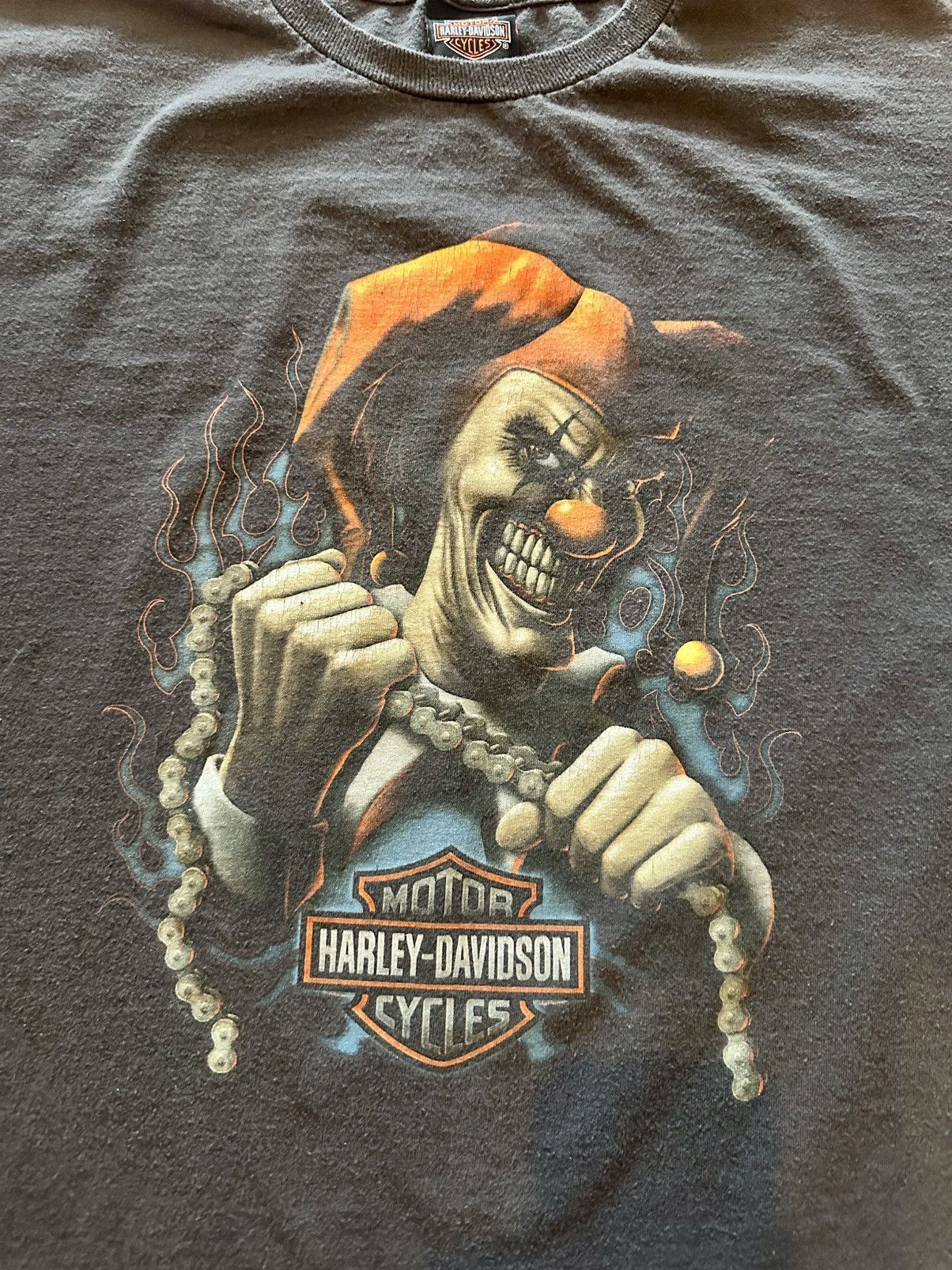 Harley Davidson Harley Davidson T Shirt Bedford Texas Black XL 90s Y2K Size US XL / EU 56 / 4 - 2 Thumbnail