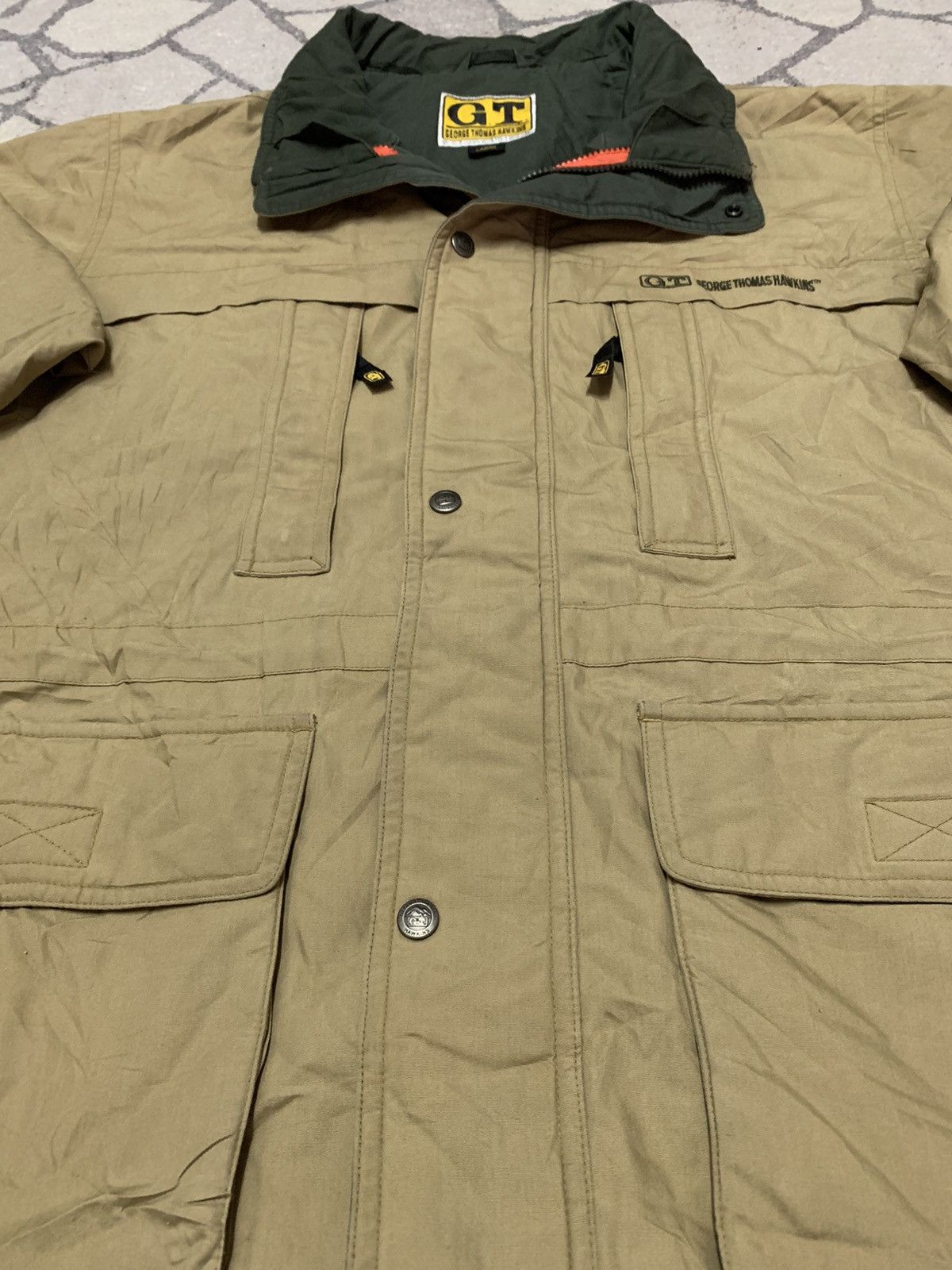 Vintage GEORGE THOMAS G.T HAWKINS ENGLAND HIKING JACKET Size US L / EU 52-54 / 3 - 8 Thumbnail