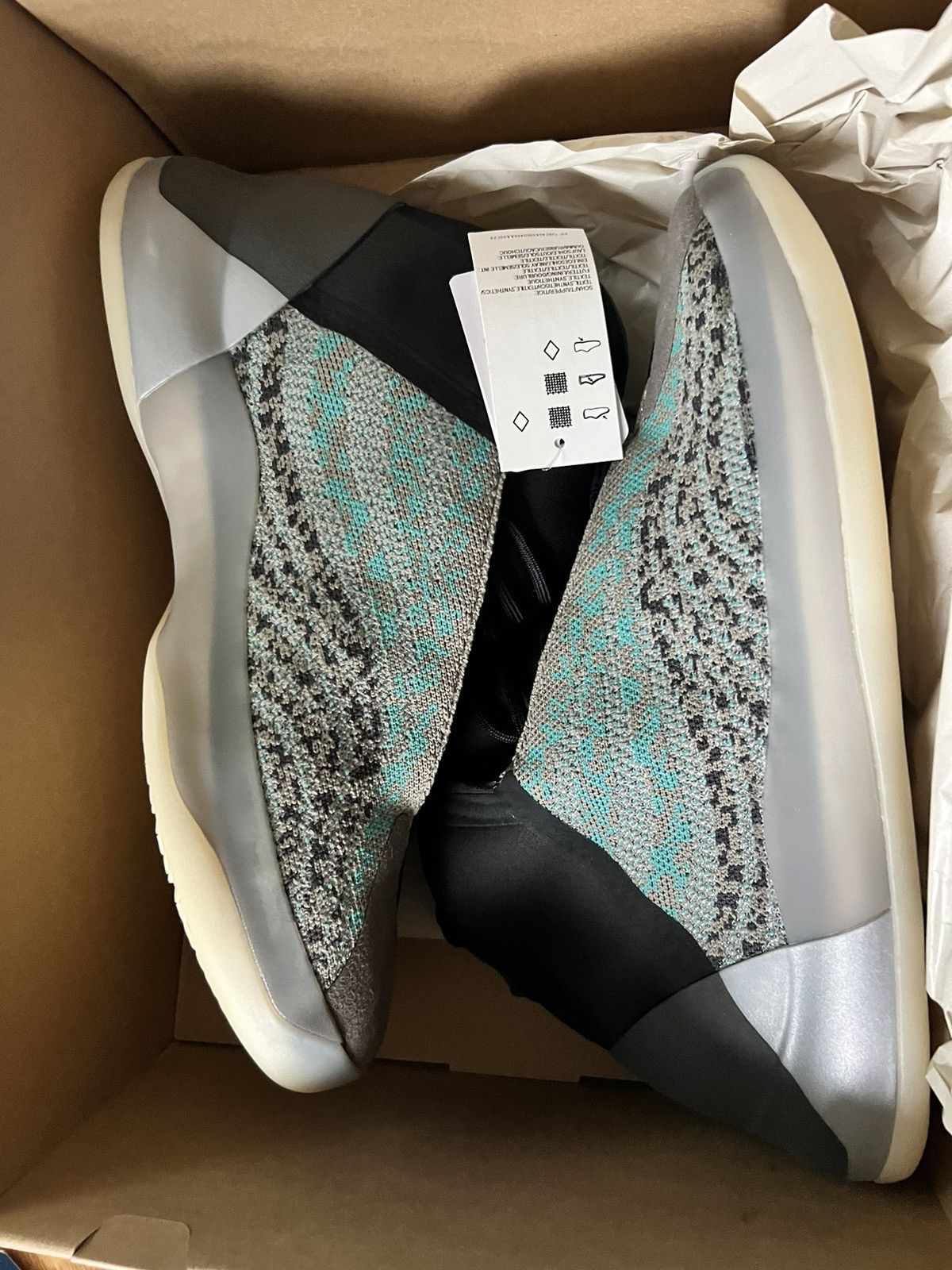 Adidas × Kanye West Size 10.5 - adidas Yeezy Quantum Teal Blue Size US 10.5 / EU 43-44 - 3 Thumbnail