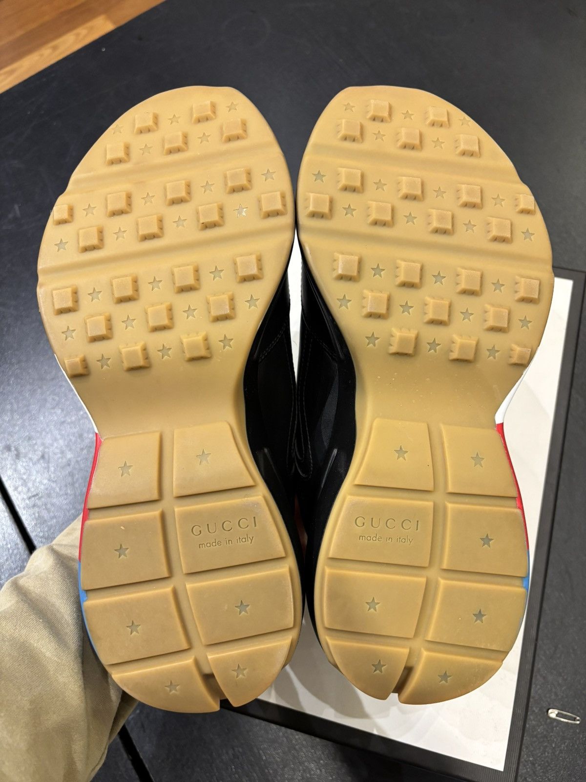 Gucci Gucci Rython Stripe Sneaker Size US 10 / EU 43 - 5 Thumbnail