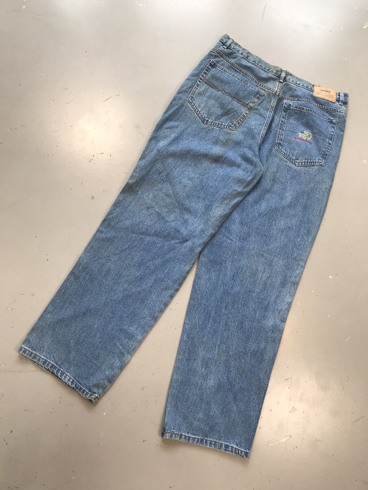 Vintage Vintage crocodile 🐊 SpellOut straight fit denim Size US 36 / EU 52 - 6 Thumbnail
