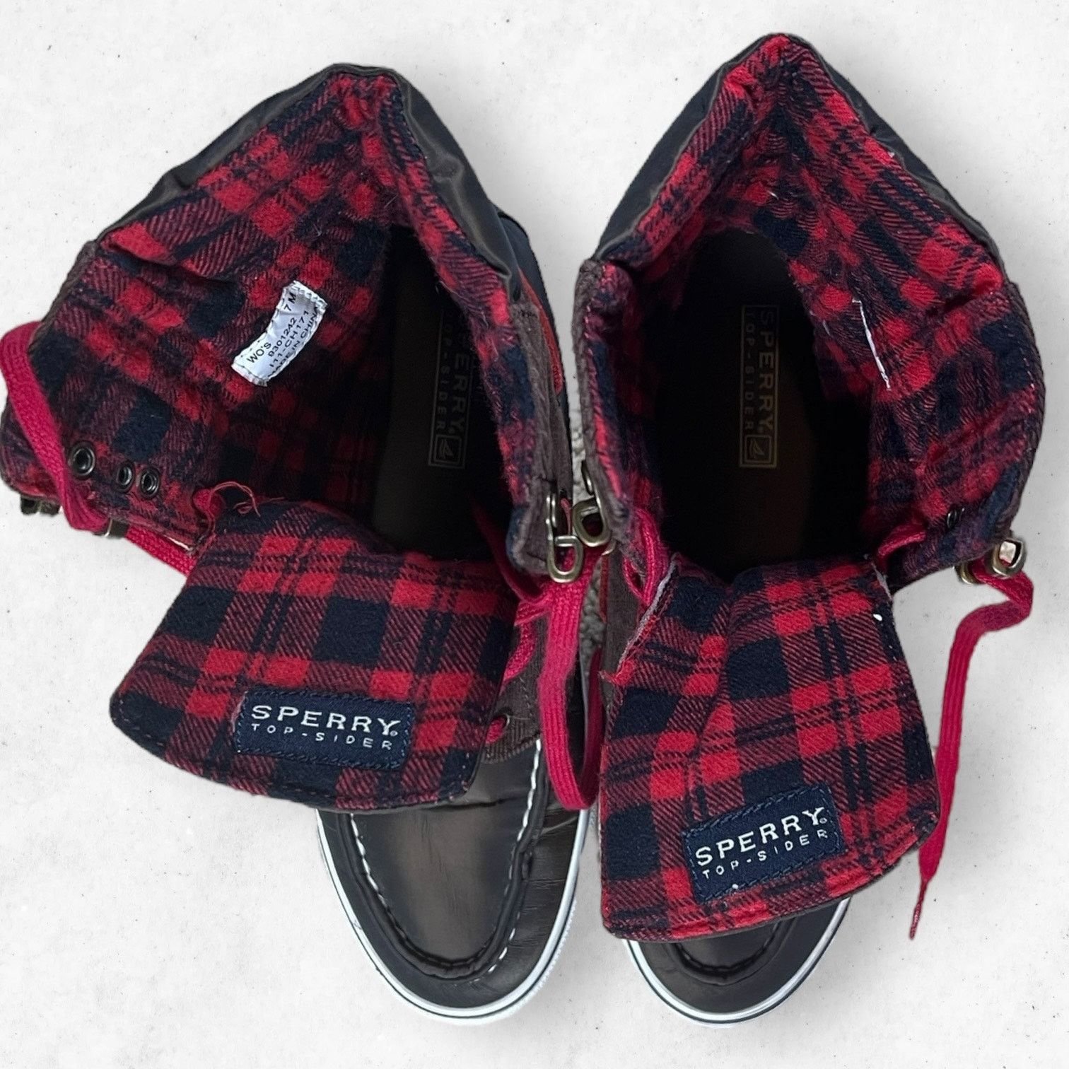 Sperry Sperry Top Sider Acklins Boots Women's 7M High Top Flannel Size US 7 / IT 37 - 9 Thumbnail
