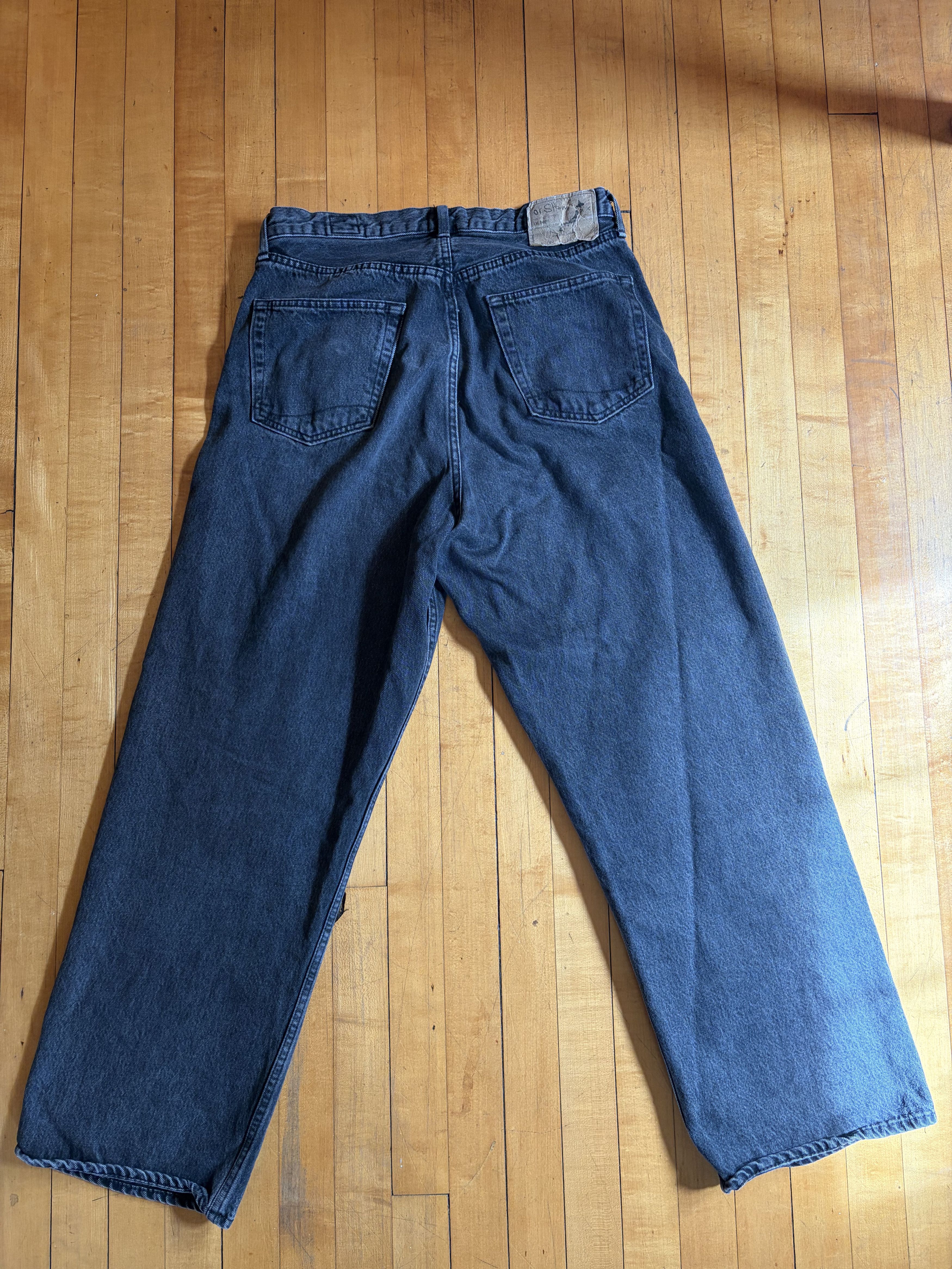 Orslow 100 Super Dad's Denim Pants Black Denim Stone Size US 32 / EU 48 - 2 Thumbnail