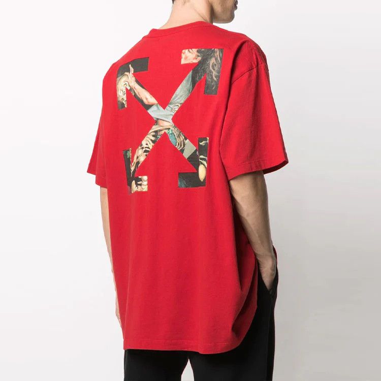 Off-White Red Pascal Skeleton Arrows Oversized T-Shirt Size US XXL / EU 58 / 5 - 2 Thumbnail