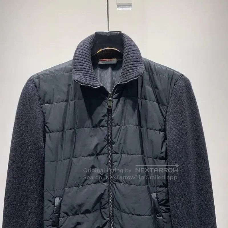 Prada Prada Navy Cotton Men's Down Jacket. Size US M / EU 48-50 / 2 - 3 Thumbnail