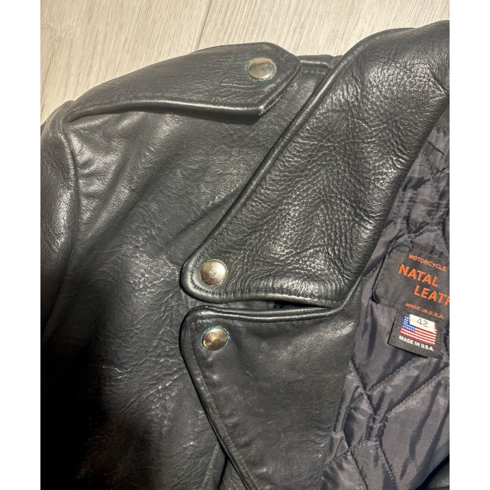 Leather VTG Leather Biker Jacket Airbrushed Harley Davidson Art L Size US L / EU 52-54 / 3 - 11 Thumbnail