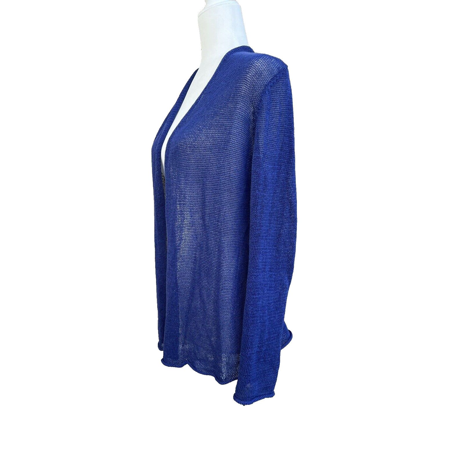 Eileen Fisher Eileen Fisher blue cardigan organic cotton size M A000241 Size M / US 6-8 / IT 42-44 - 4 Thumbnail