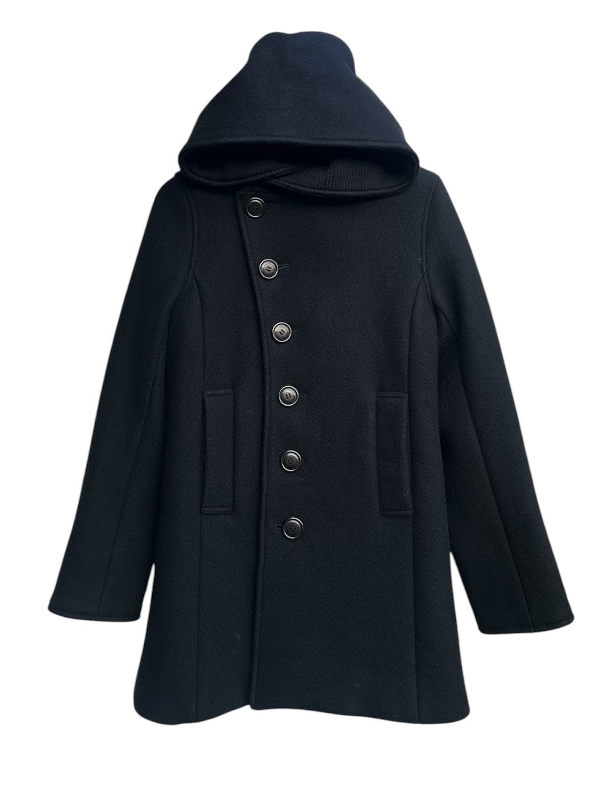 Sunao Kuwahara Sunao Kuwahara Galli Wool Hooded Coat Size M / US 6-8 / IT 42-44 - 1 Thumbnail