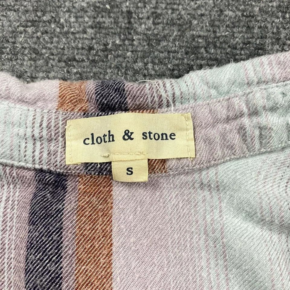 Other Cloth & Stone Top Women's Small Striped Button Up Casual Size S / US 4 / IT 40 - 3 Thumbnail