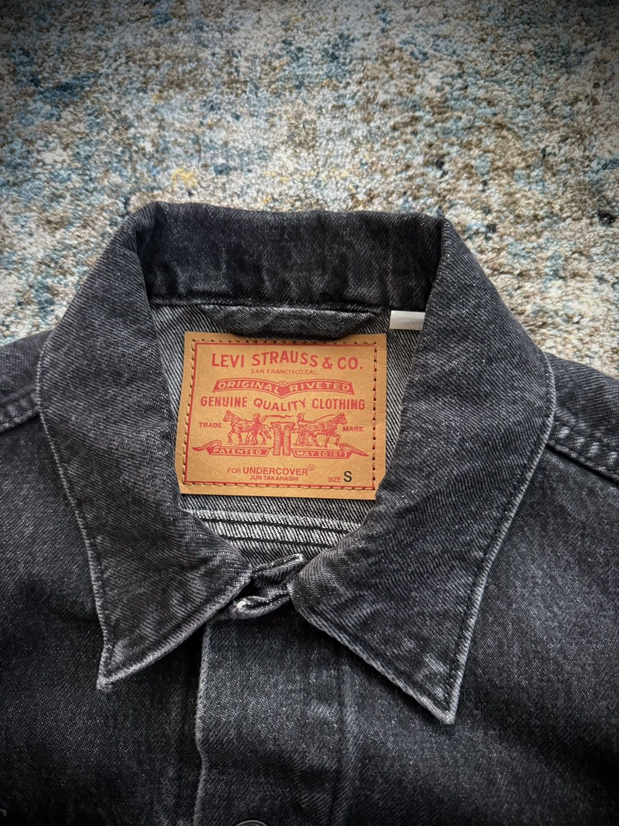 Levi's × Undercover Levis x Undercover Black Type III 3 Denim Trucker Jacket Size US S / EU 44-46 / 1 - 4 Thumbnail