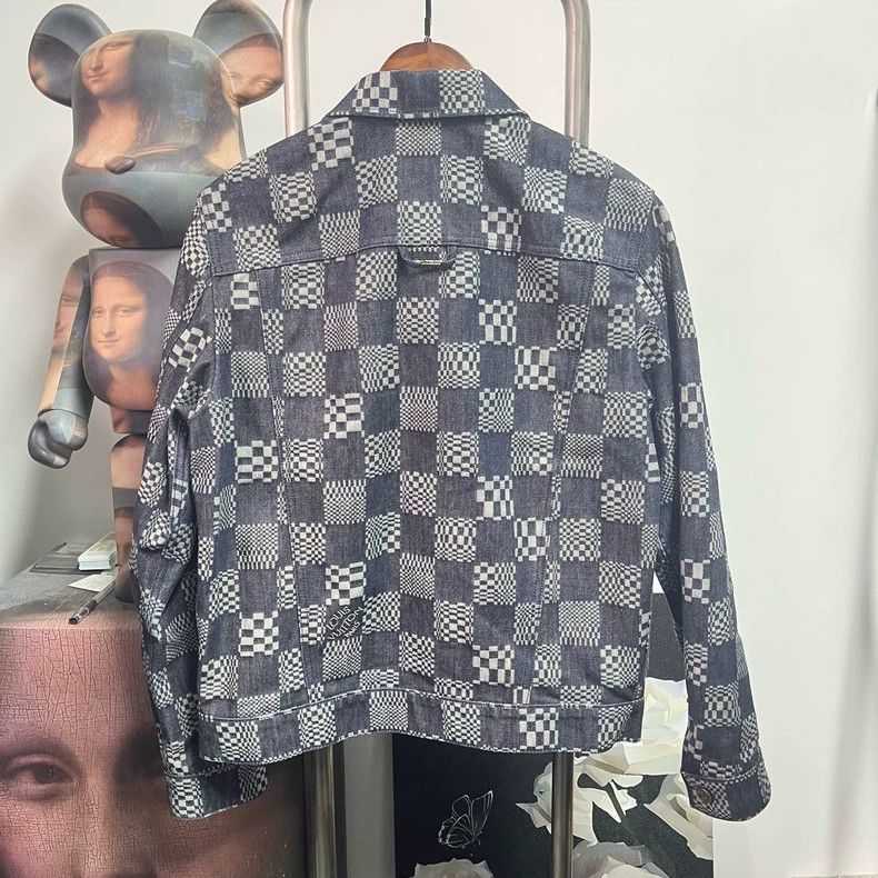 Louis Vuitton Louis Vuitton Checkerboard denim jacket 2504-Nextarrow Size US S / EU 44-46 / 1 - 2 Thumbnail